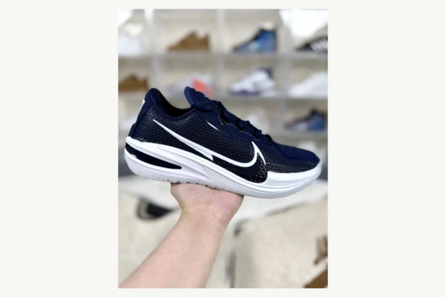 Nike Air Zoom GT Cut 1 Green White Low Top comparison proof image SKU 1194924743 thumbnail 6