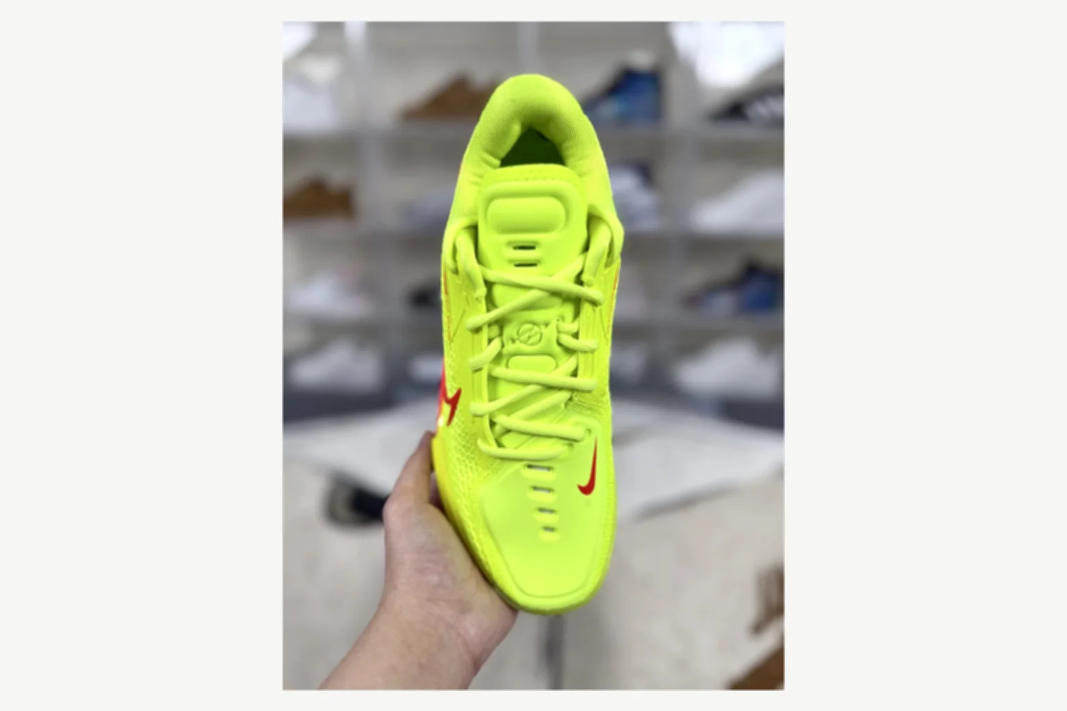 Nike Air Zoom GT Cut 1 White Red Low Top comparison proof image SKU 1194924766 thumbnail 4