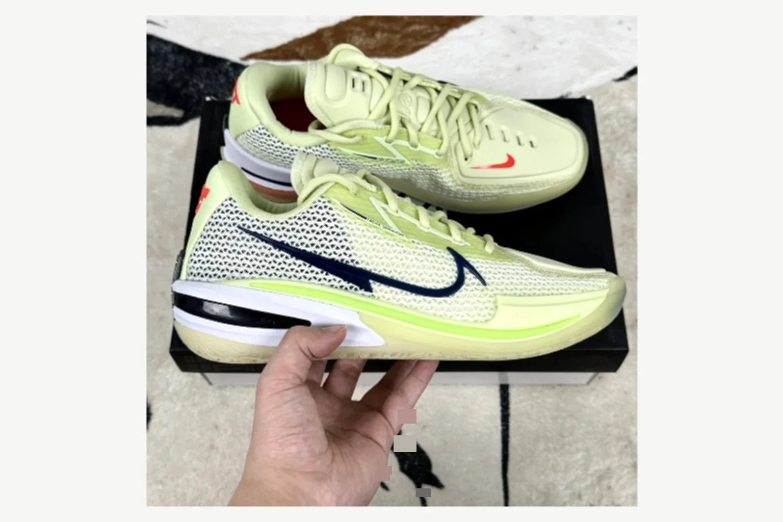 Nike Air Zoom GT Cut 1 Cream Brown Low Top comparison proof image SKU 1194924802