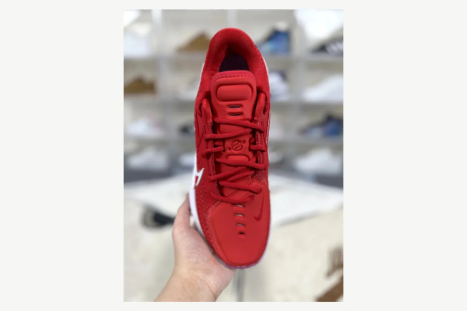 Nike Air Zoom GT Cut 1 White Blue Low Top comparison proof image SKU 1194924828 thumbnail 4