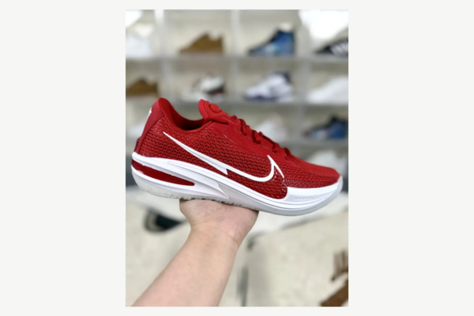 Nike Air Zoom GT Cut 1 White Blue Low Top comparison proof image SKU 1194924828 thumbnail 6