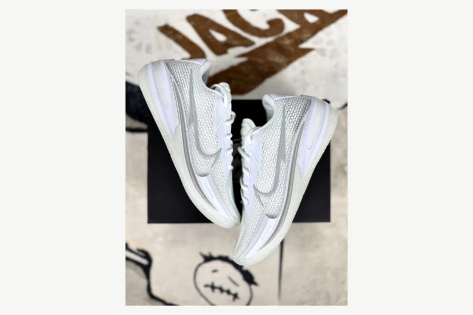 Nike Air Zoom GT Cut 1 Silver Gray Low Top comparison proof image SKU 1194924863 thumbnail 5