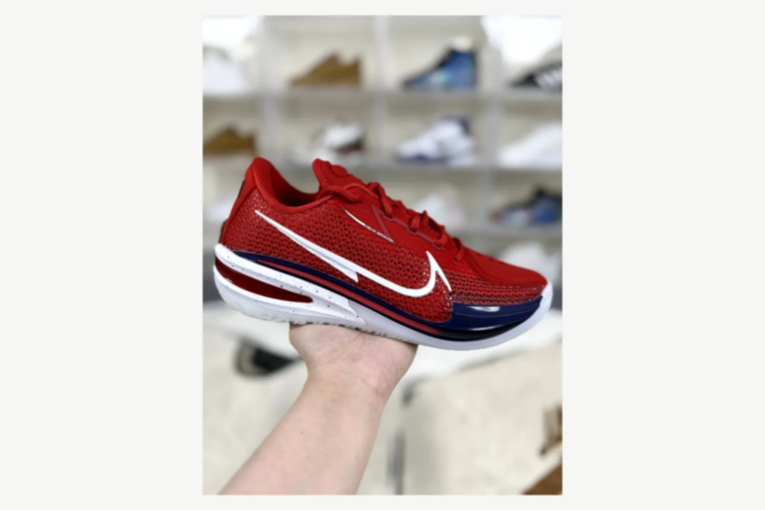 Nike Air Zoom GT Cut 1 Black White Low Top comparison proof image SKU 1194924897 thumbnail 6