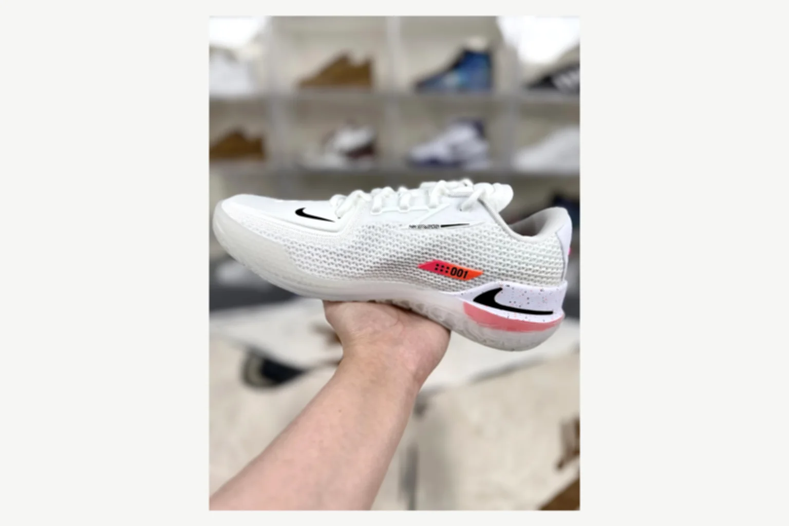 Nike Air Zoom GT Cut 1 White Black Low Top comparison proof image SKU 1194924924 thumbnail 2