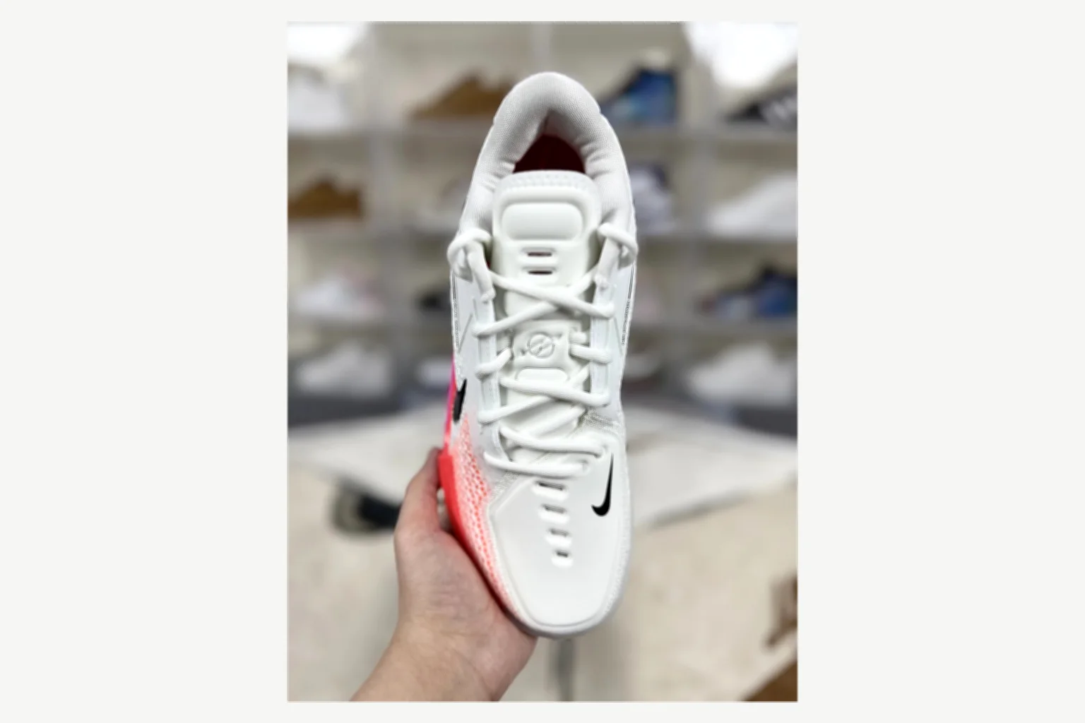 Nike Air Zoom GT Cut 1 White Black Low Top comparison proof image SKU 1194924924 thumbnail 4