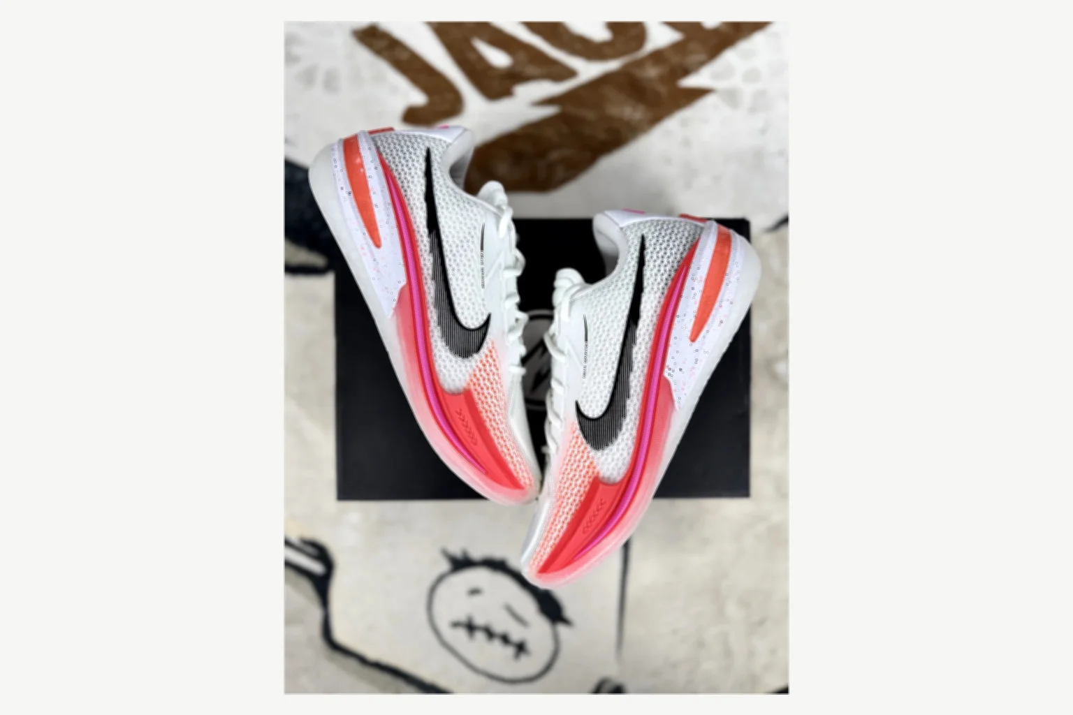 Nike Air Zoom GT Cut 1 White Black Low Top comparison proof image SKU 1194924924 thumbnail 5