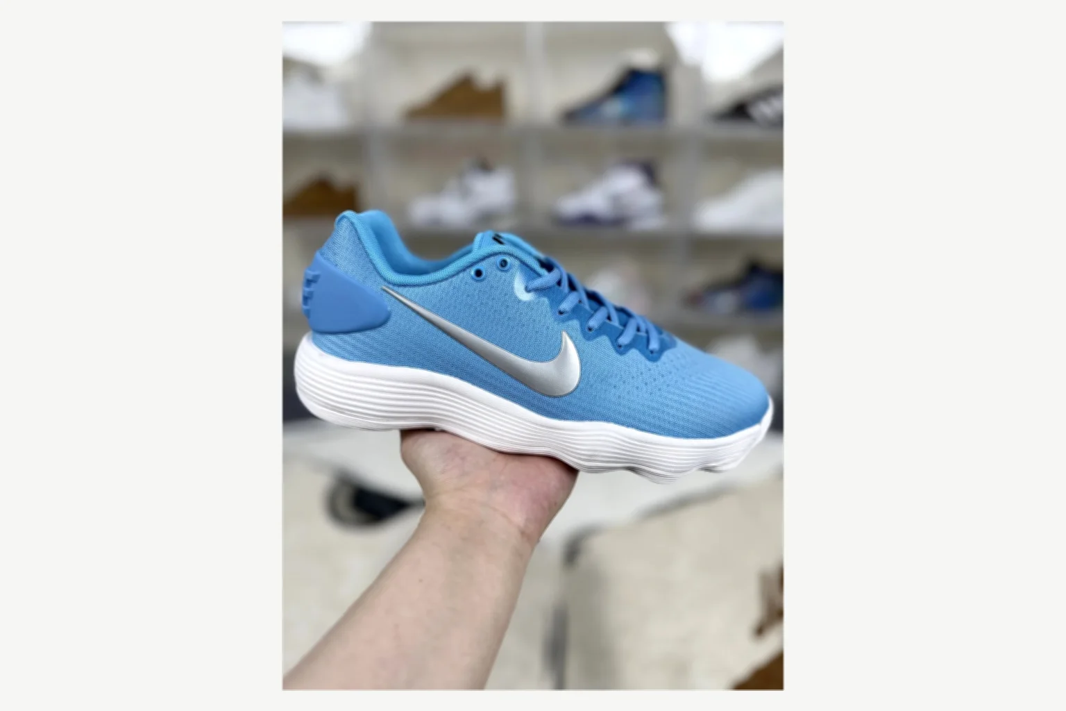Nike Blue Silver Low Top Runner comparison proof image SKU 1194923779 thumbnail 6