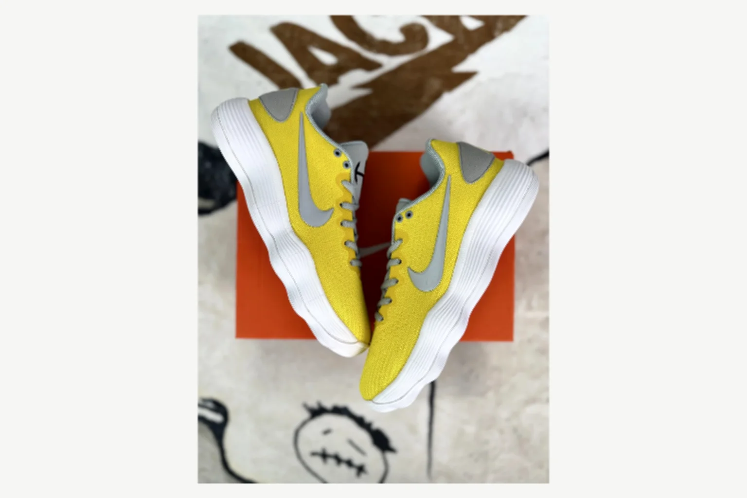 Nike Yellow Gray Low Top Runner comparison proof image SKU 1194923844 thumbnail 5