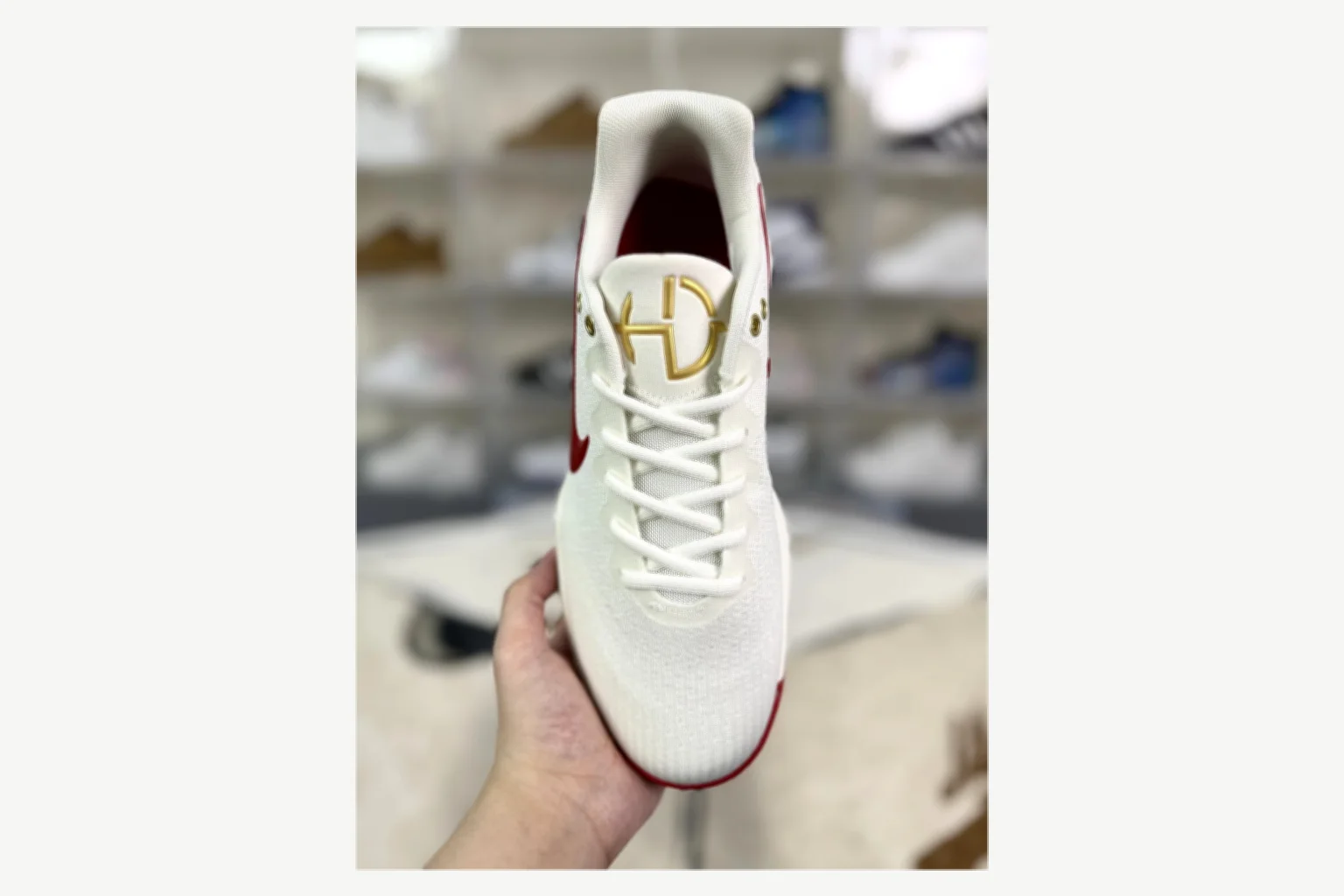 Nike White Red Swoosh Low Top comparison proof image SKU 1194923881 thumbnail 4
