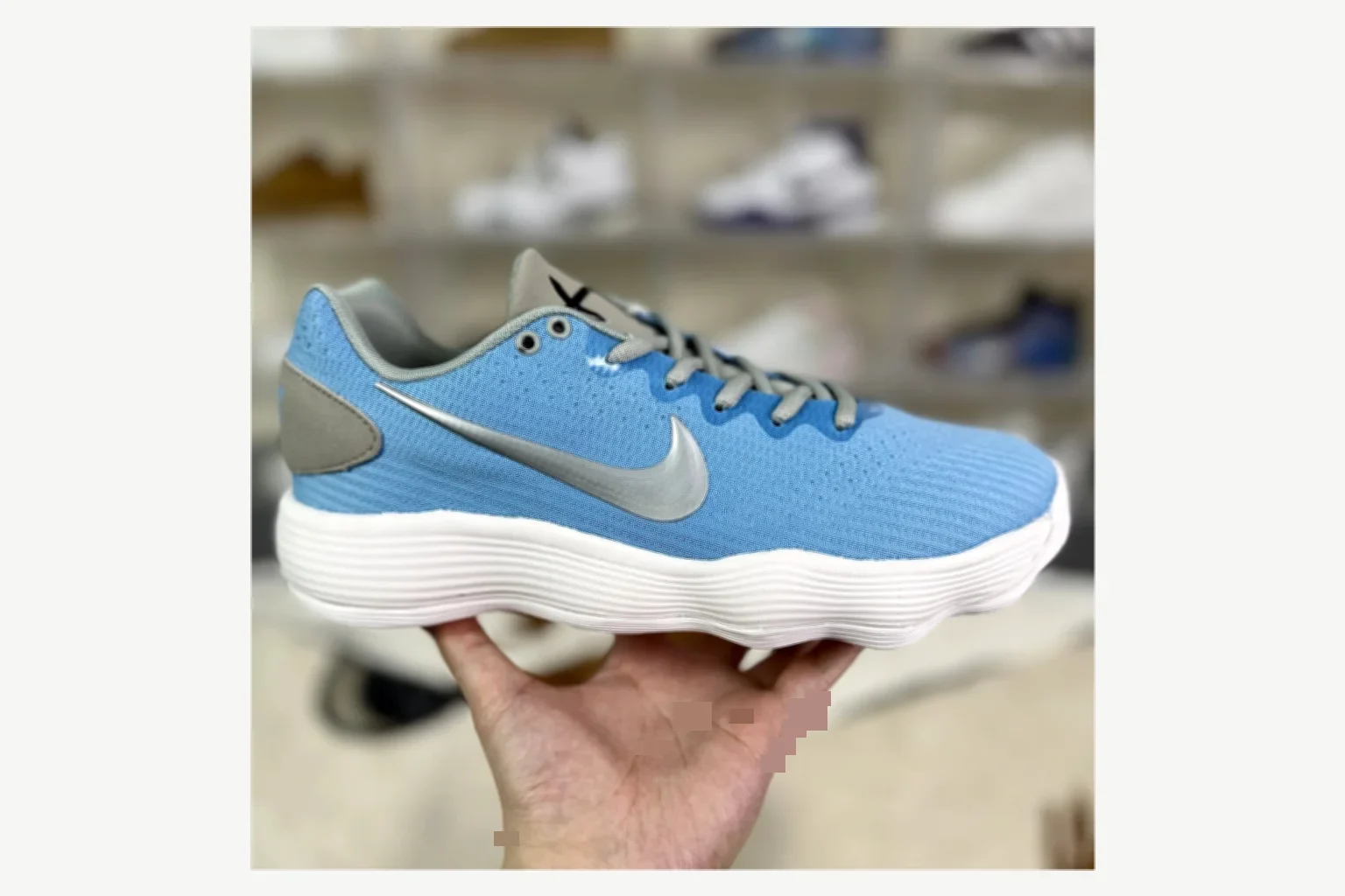 Nike Hyperdunk 2017 White Blue High Top comparison proof image SKU 1194923928