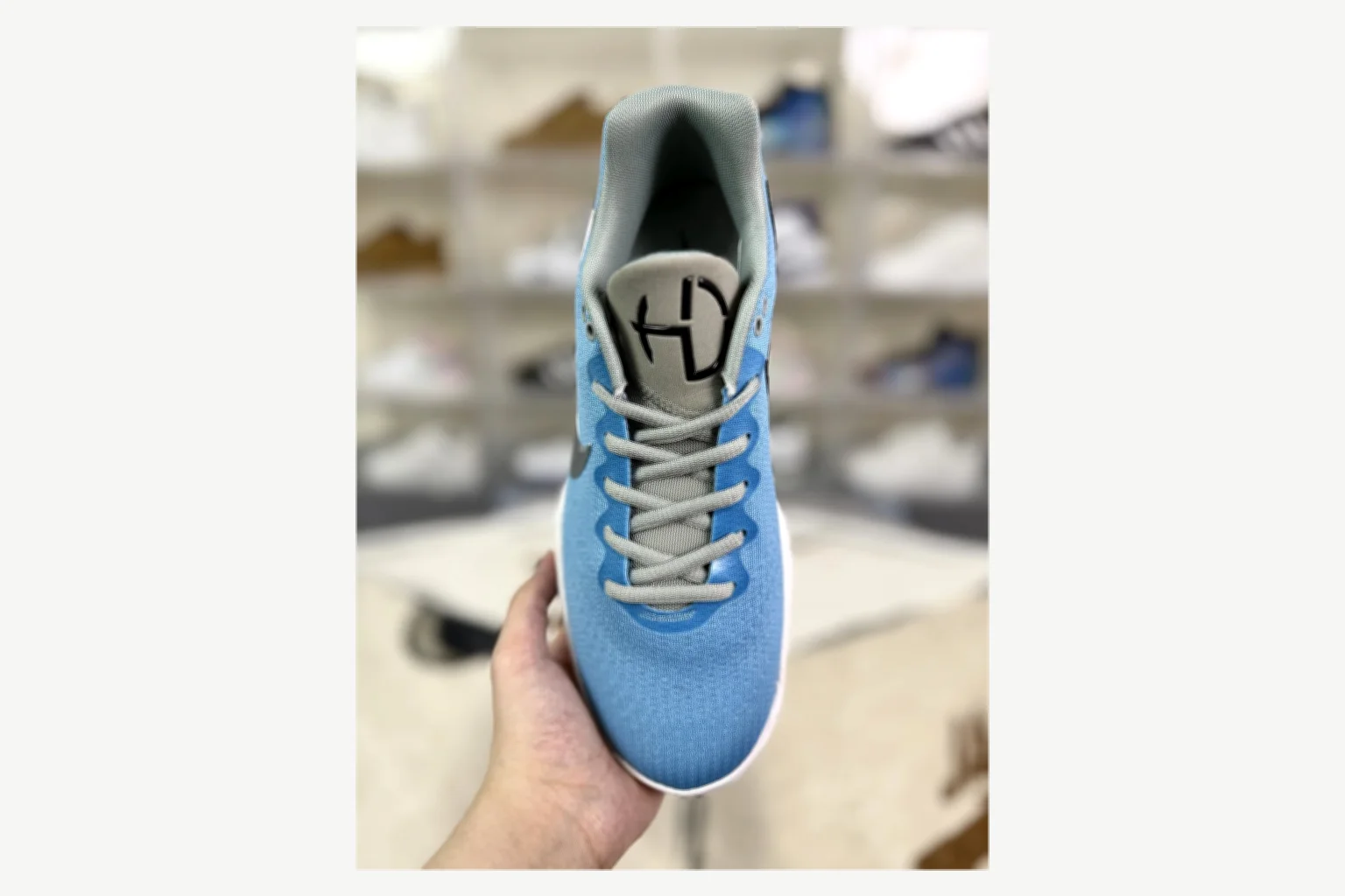 Nike Hyperdunk 2017 White Blue High Top comparison proof image SKU 1194923928 thumbnail 4