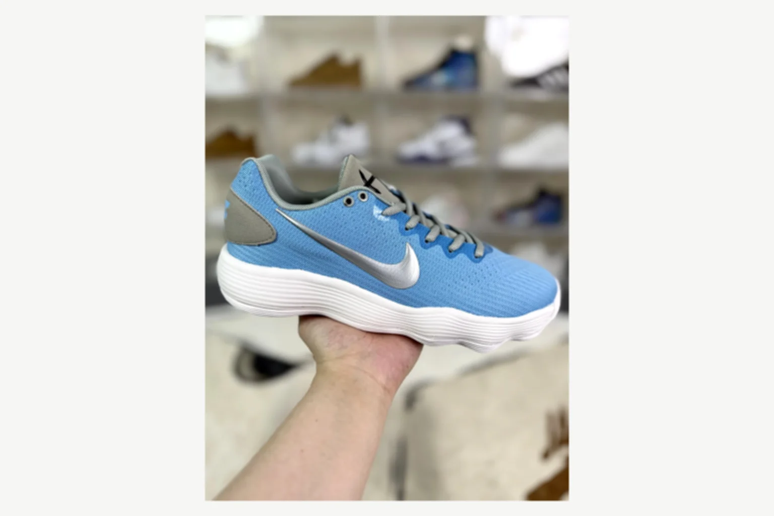 Nike Hyperdunk 2017 White Blue High Top comparison proof image SKU 1194923928 thumbnail 6