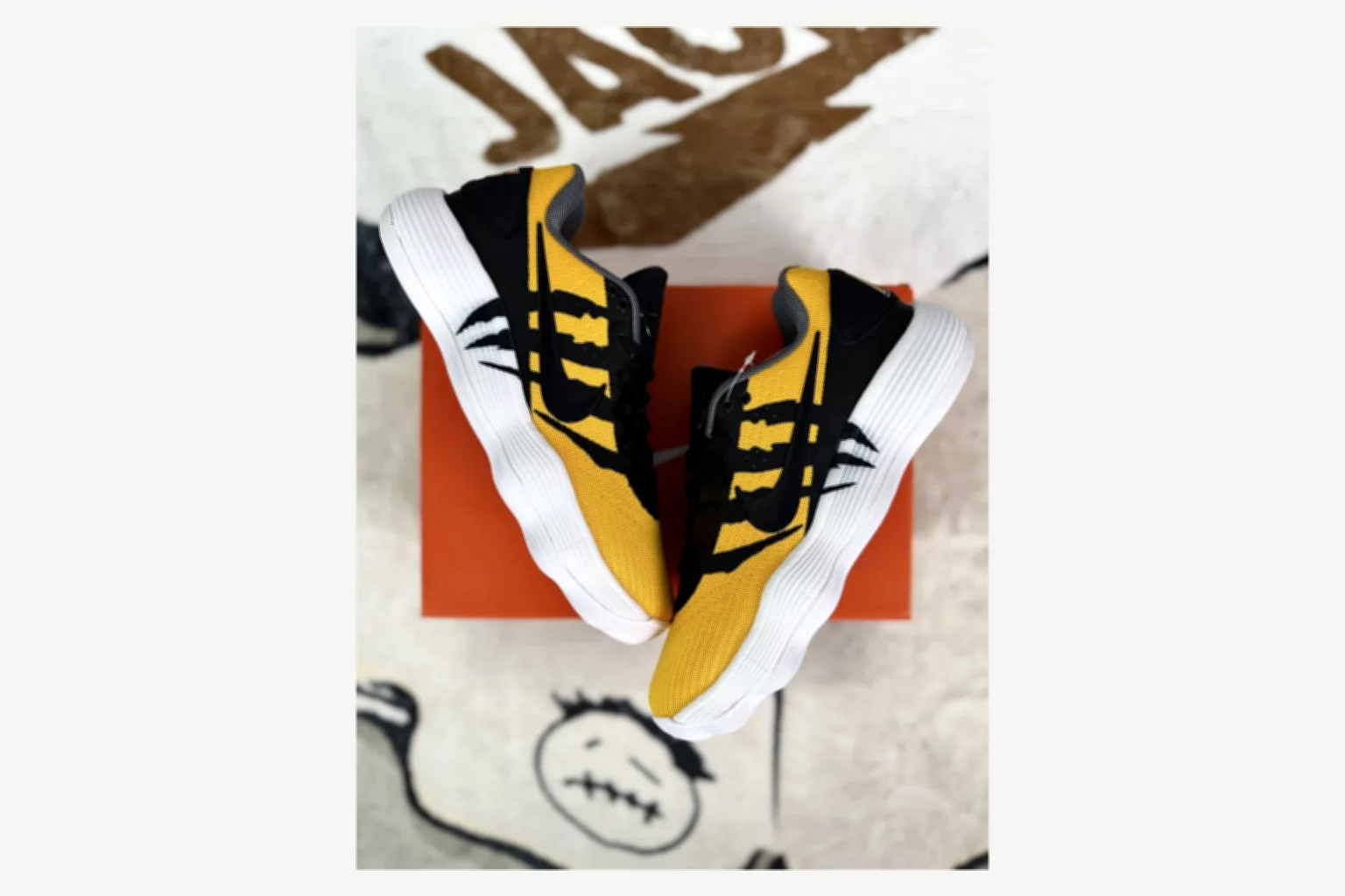 Nike Yellow Black Court Low Top comparison proof image SKU 1194923981 thumbnail 5