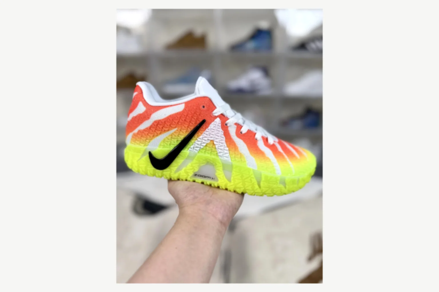Nike Ja 3 White Red Lime Low Top comparison proof image SKU 1194924130 thumbnail 6