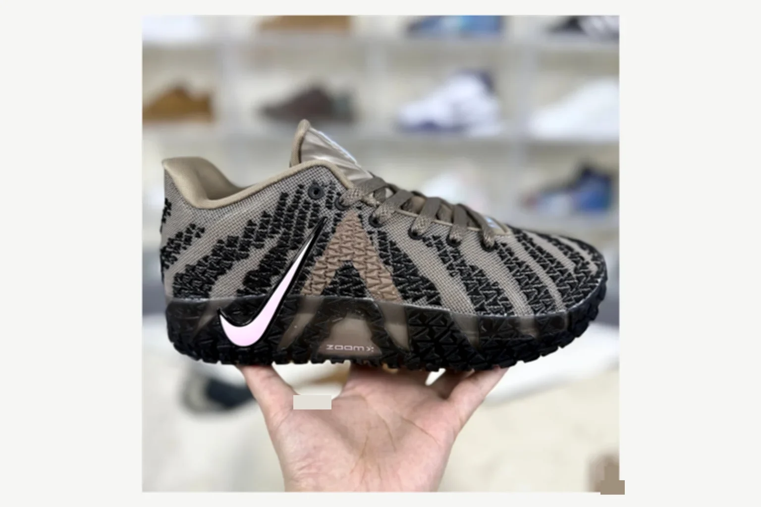 Nike Ja 3 Cream Brown Low Top comparison proof image SKU 1194924186