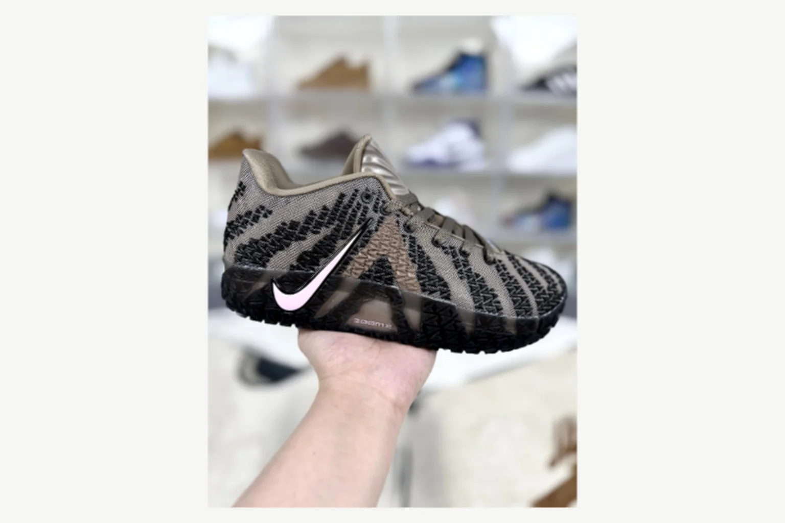 Nike Ja 3 Cream Brown Low Top comparison proof image SKU 1194924186 thumbnail 6