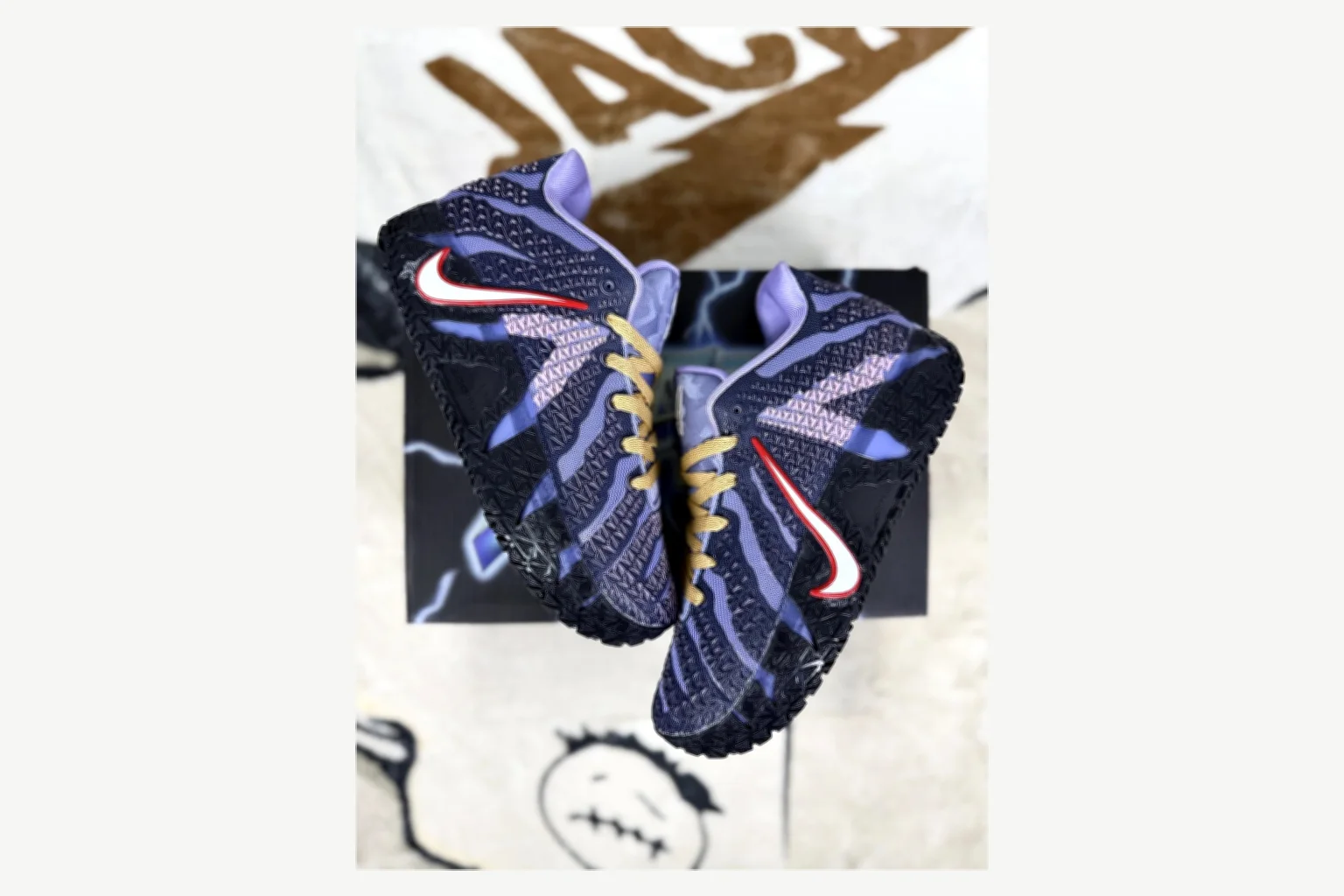 Nike Ja 3 Purple Black Low Top comparison proof image SKU 1194924339 thumbnail 5