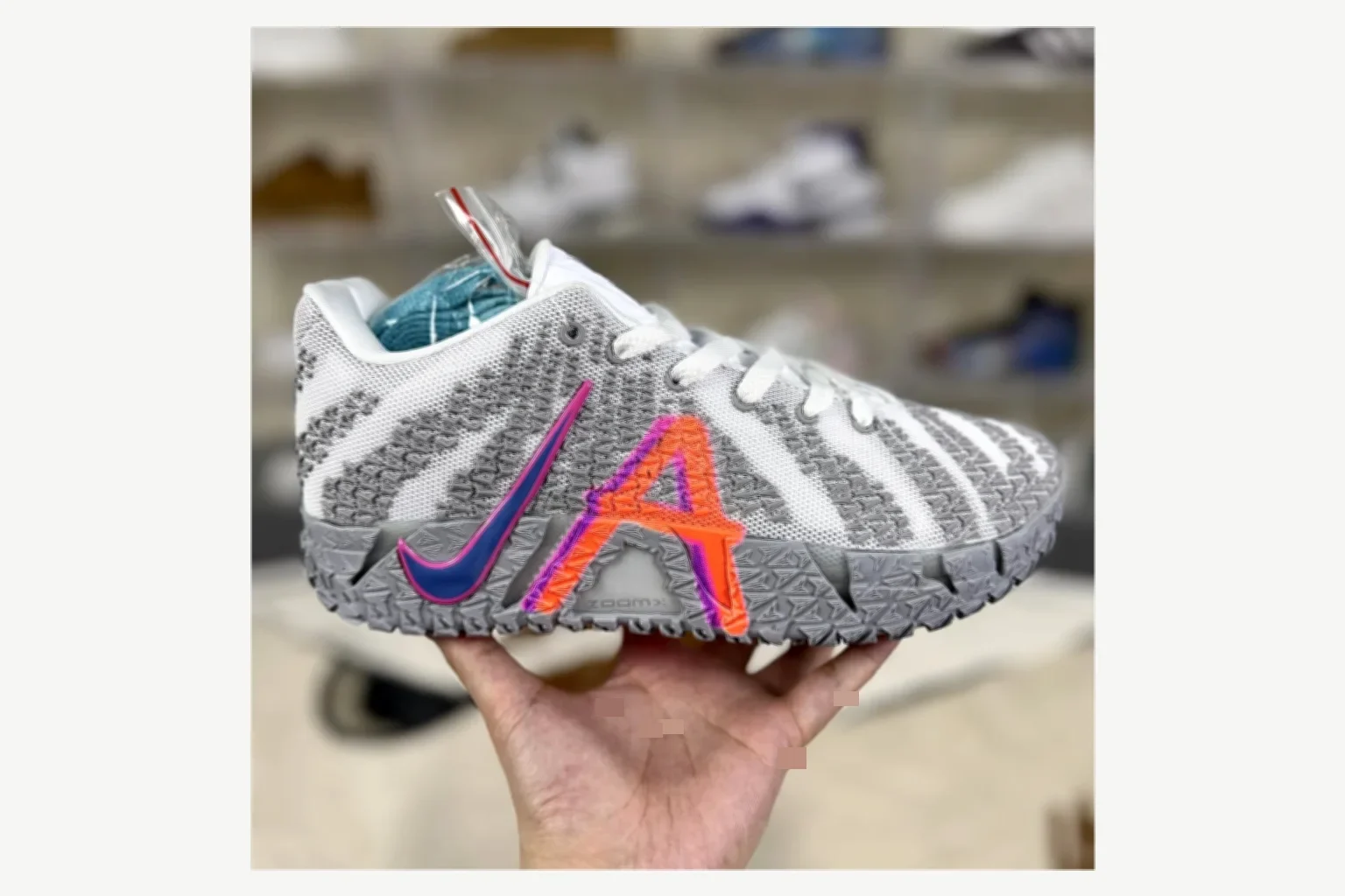 Nike Ja 3 Green White Low Top comparison proof image SKU 1194924391