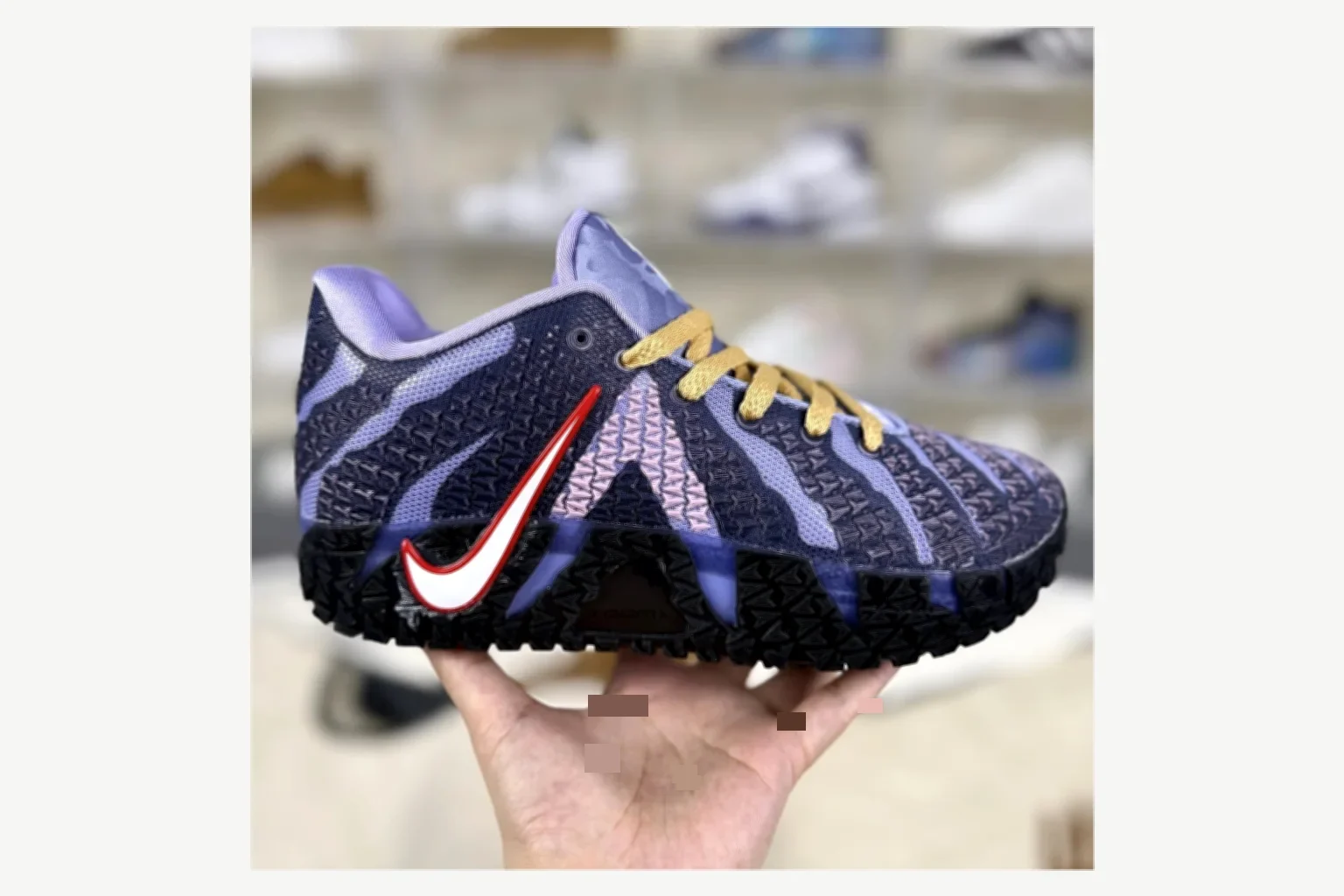 Nike Ja 3 Purple Black Low Top comparison proof image SKU 1194924339