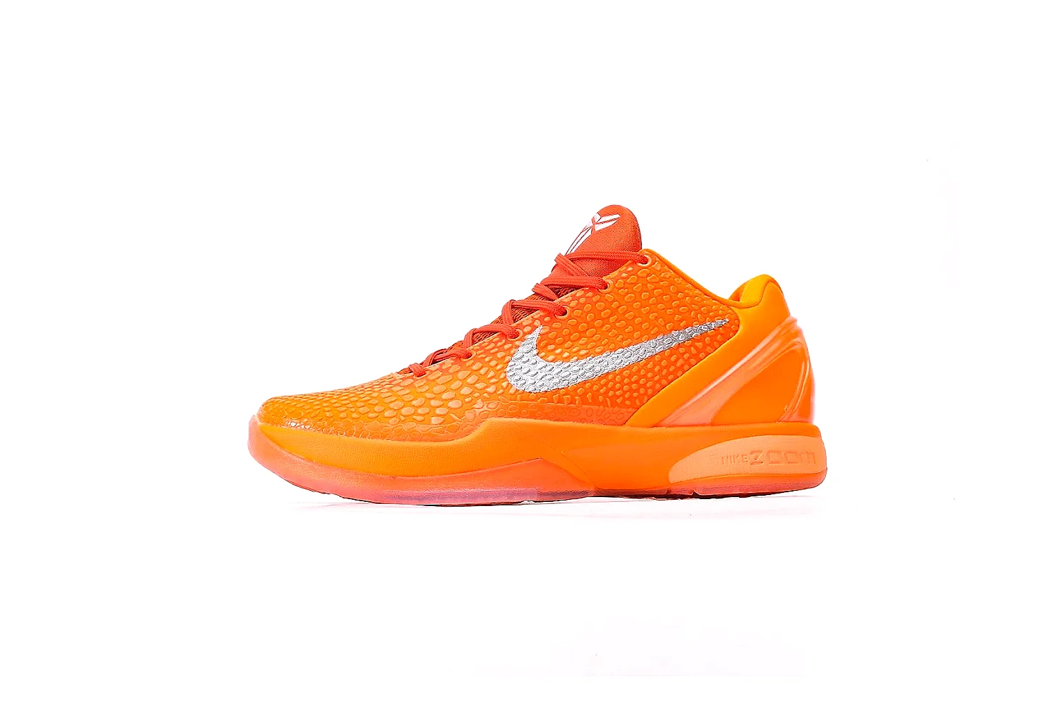 Nike Kobe basketball sneaker Orange 7698 comparison signal note six-photo gallery thumbnail 2