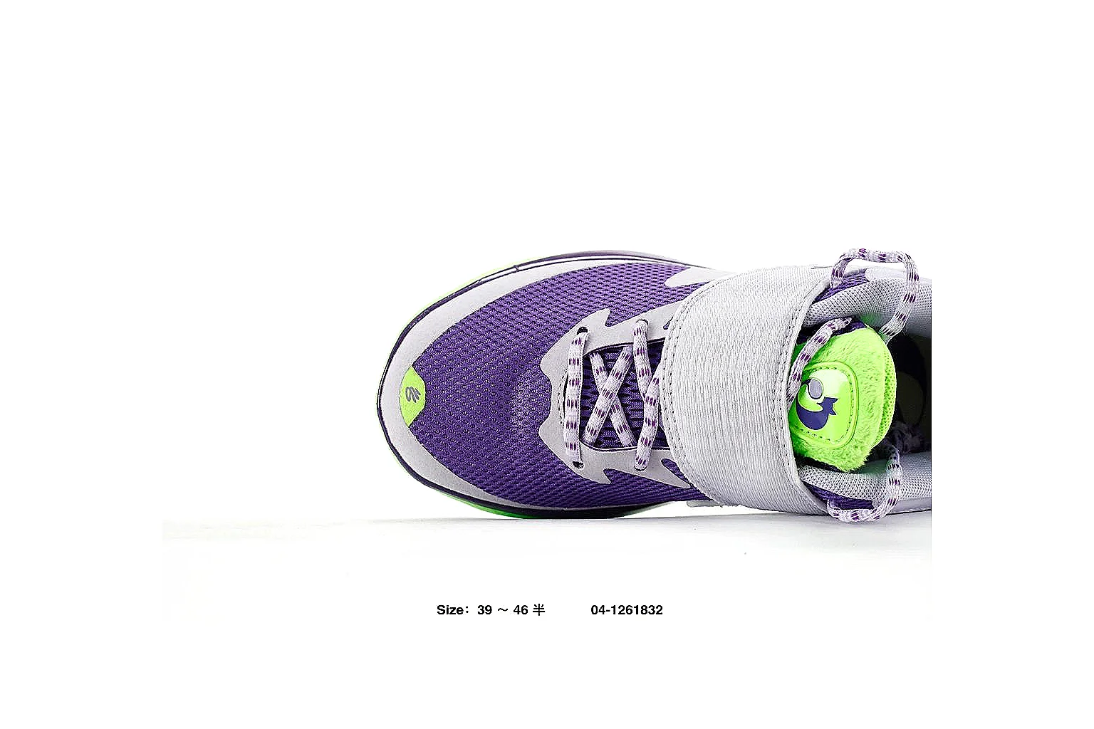 Nike Kobe style basketball Purple Green 8255 comparison signal note six-photo gallery thumbnail 4