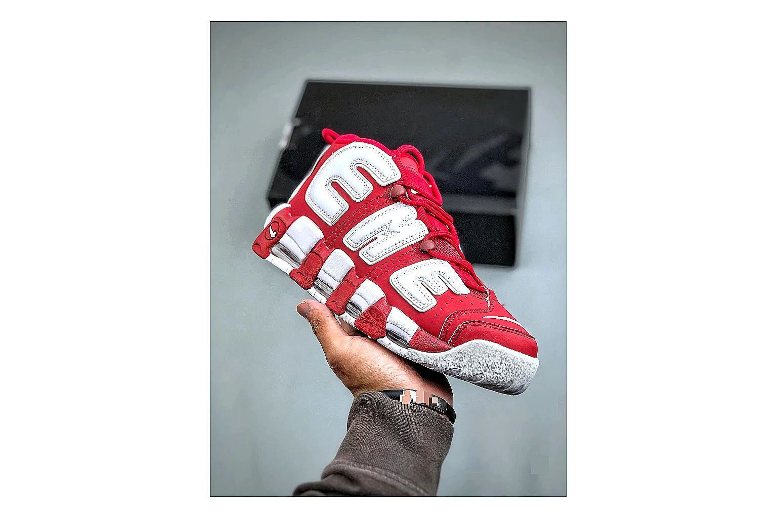 kakoscout.com Nike Red White Logo Low 8856 Red White low-top product image