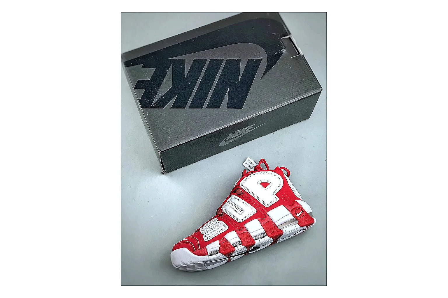 kakoscout.com Nike Red White Logo Low 8856 Red White low-top product image thumbnail 2