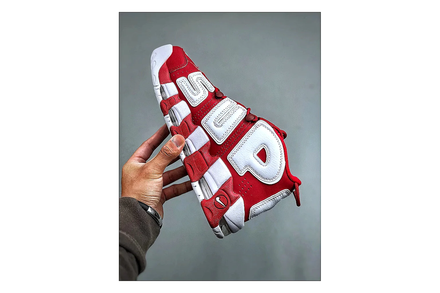kakoscout.com Nike Red White Logo Low 8856 Red White low-top product image thumbnail 6