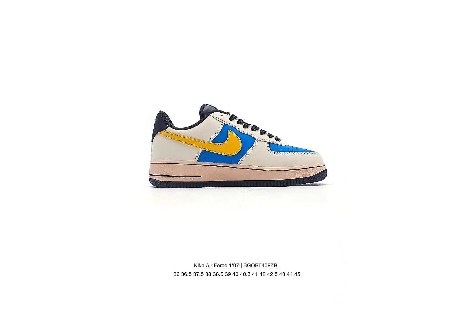 kakoscout.com Nike Low Court Beige Blue Yellow comparison signal card six-photo gallery