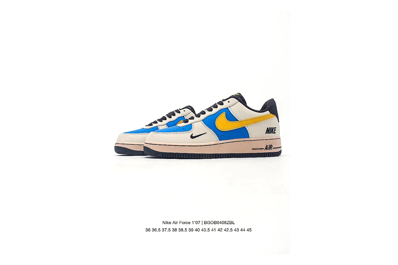 kakoscout.com Nike Low Court Beige Blue Yellow comparison signal card six-photo gallery thumbnail 6