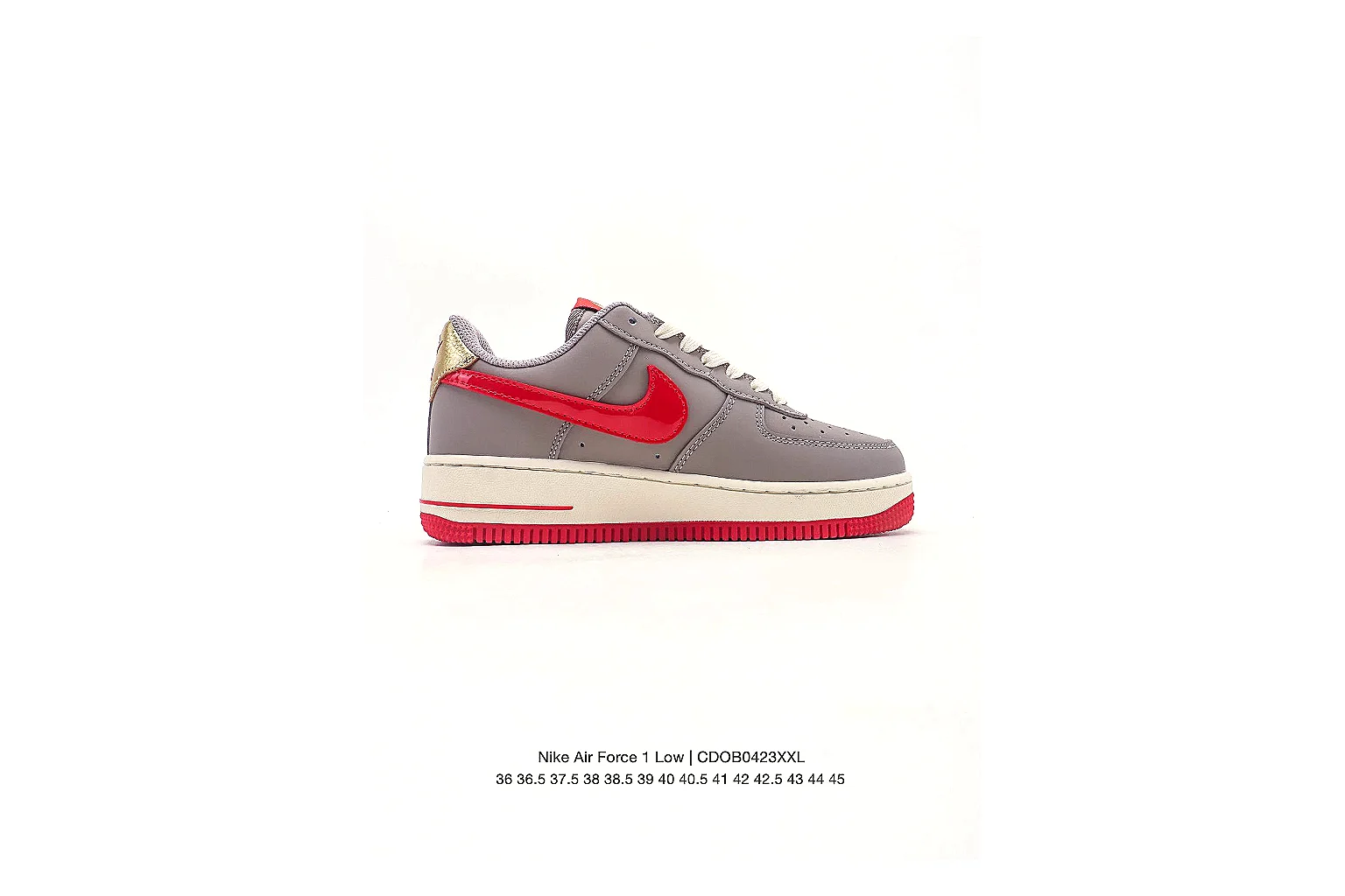 kakoscout.com Nike Low Court Gray Red comparison signal card six-photo gallery