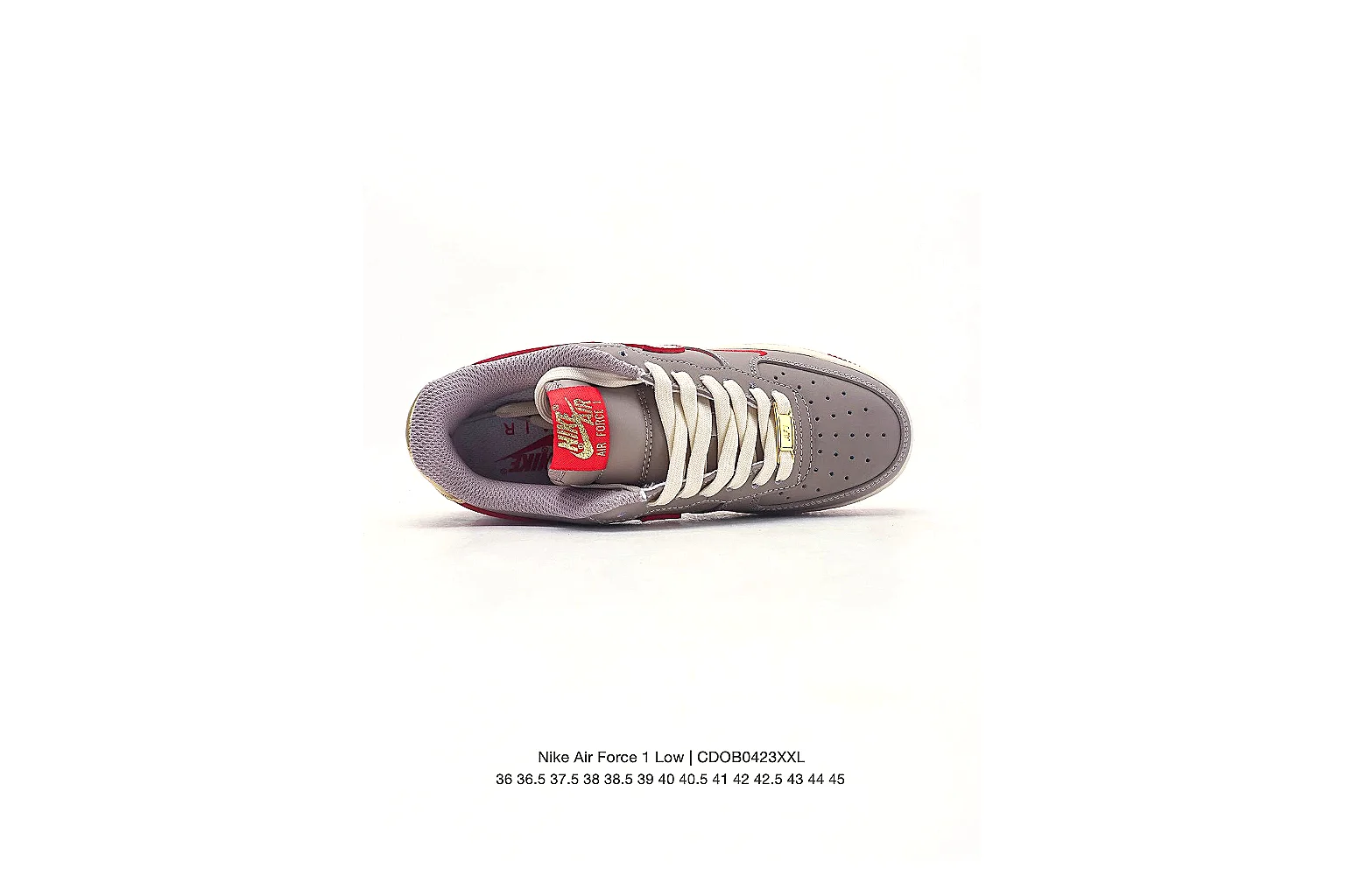 kakoscout.com Nike Low Court Gray Red comparison signal card six-photo gallery thumbnail 3
