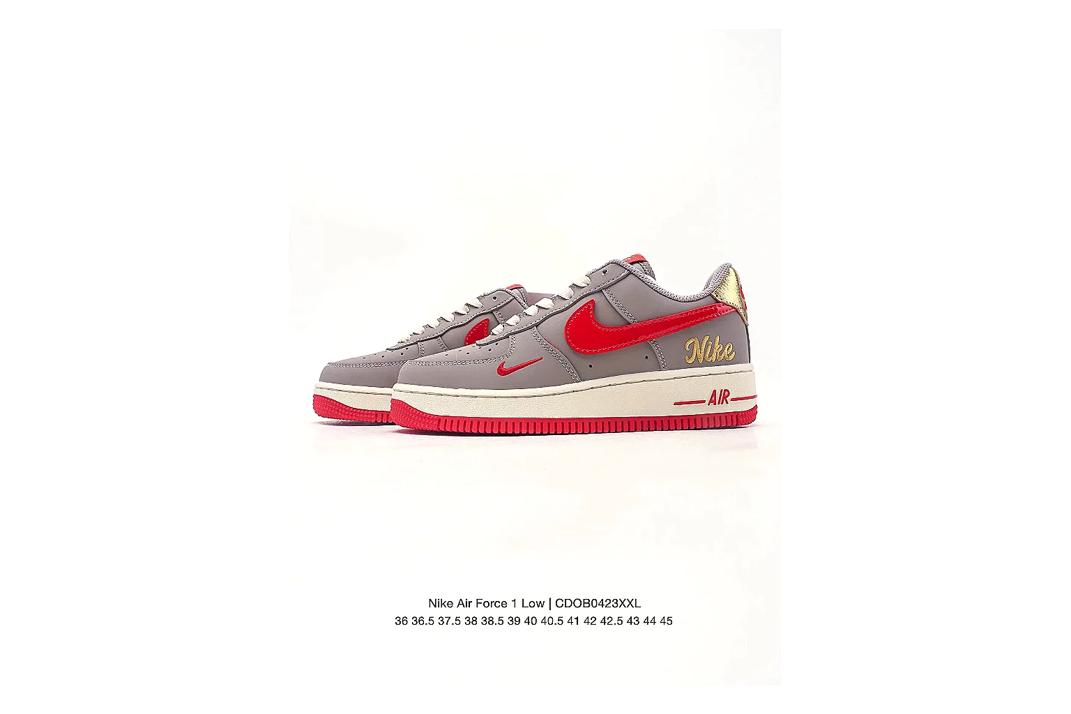 kakoscout.com Nike Low Court Gray Red comparison signal card six-photo gallery thumbnail 6