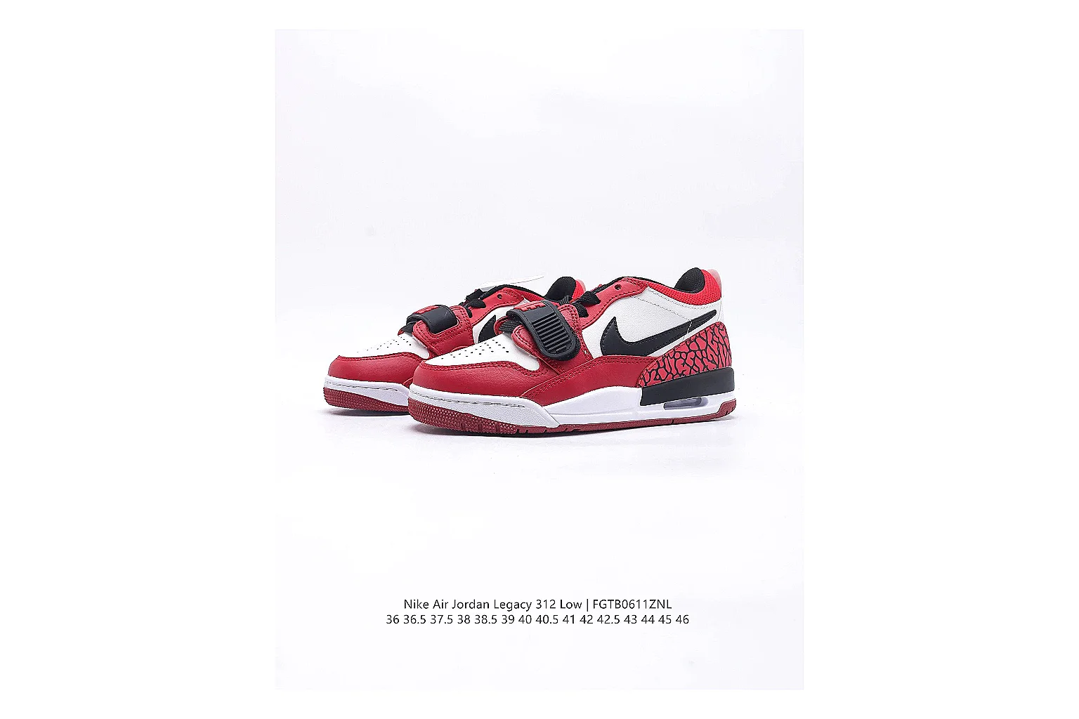 kakoscout.com Nike Low Court Red Black comparison signal card six-photo gallery thumbnail 6
