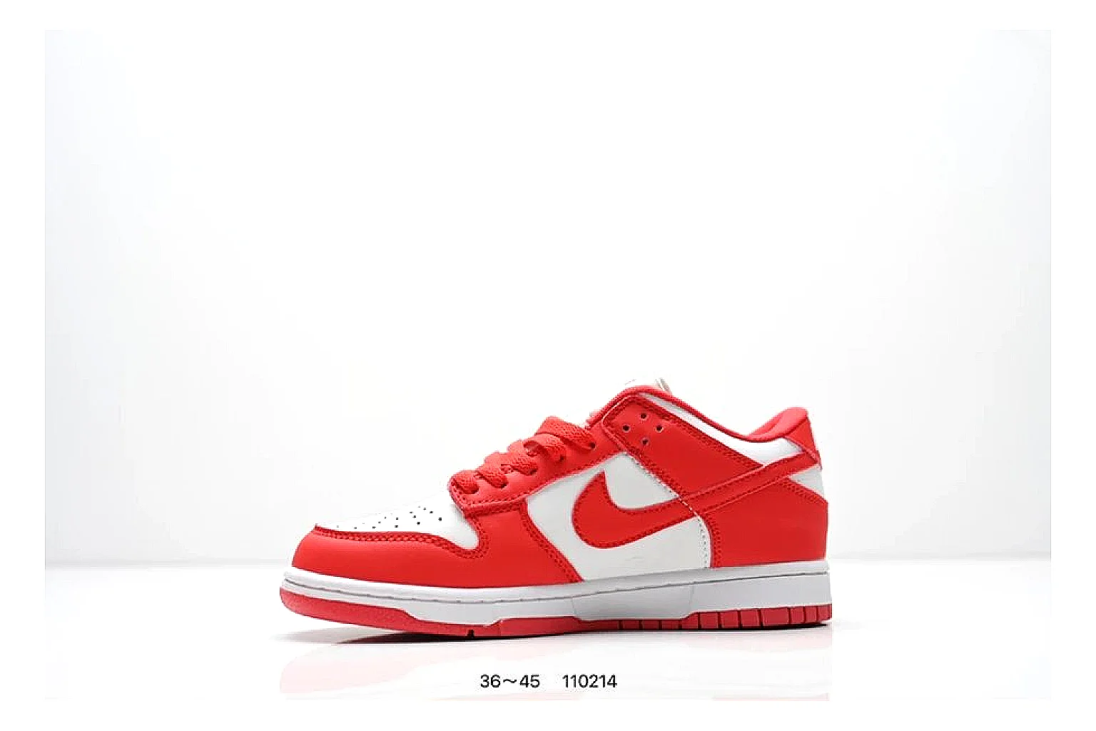 kakoscout.com Nike Low Court Red White comparison signal card six-photo gallery