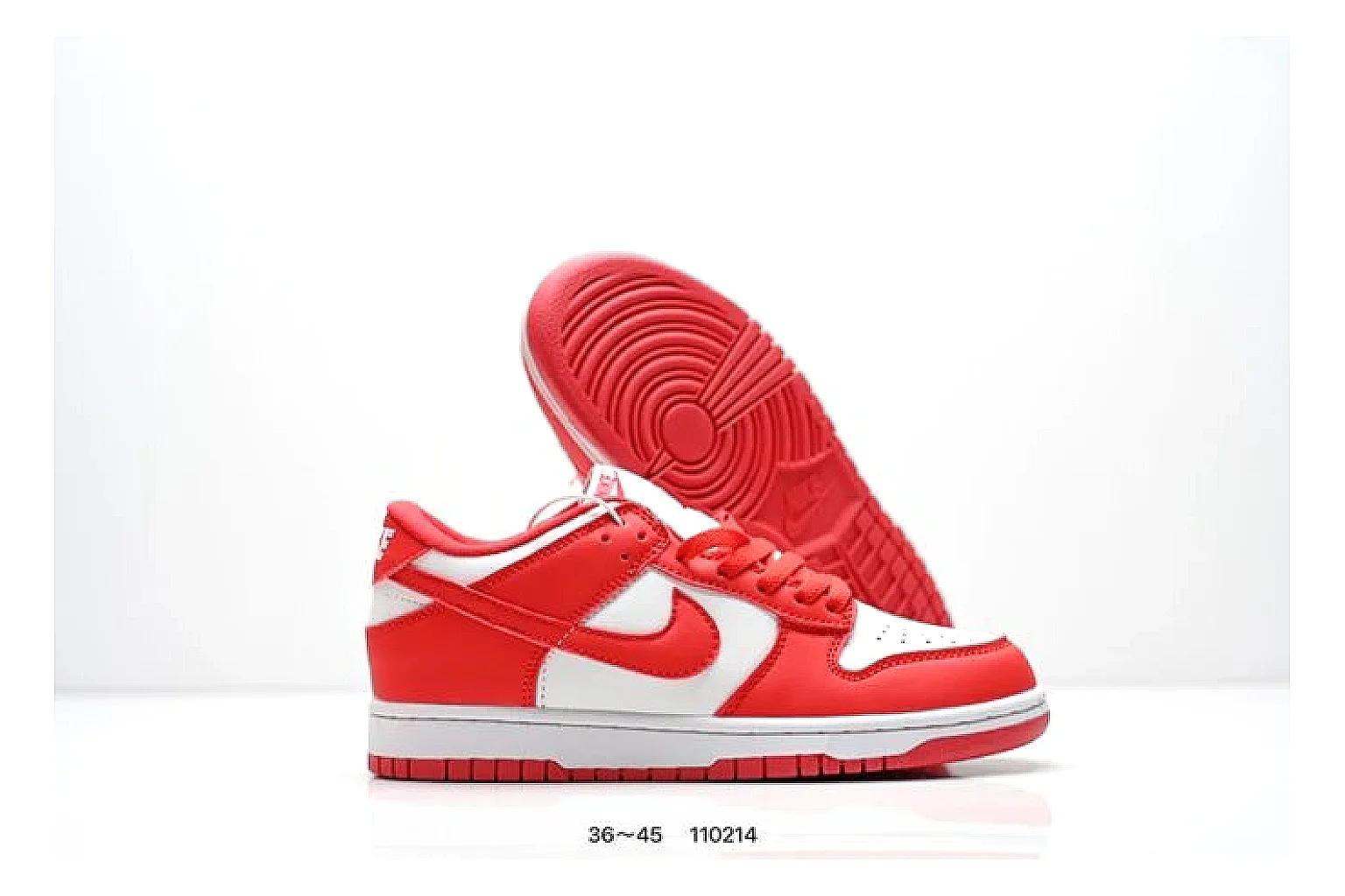 kakoscout.com Nike Low Court Red White comparison signal card six-photo gallery thumbnail 4