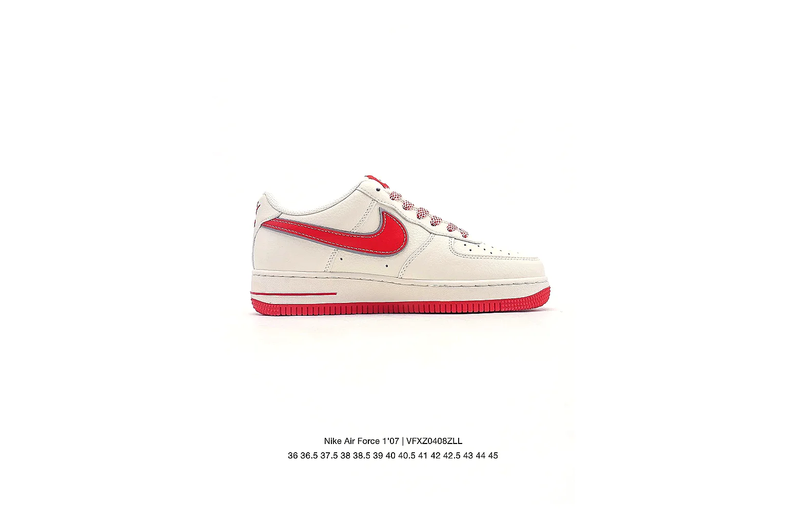 kakoscout.com Nike Low Court White Red comparison signal card six-photo gallery