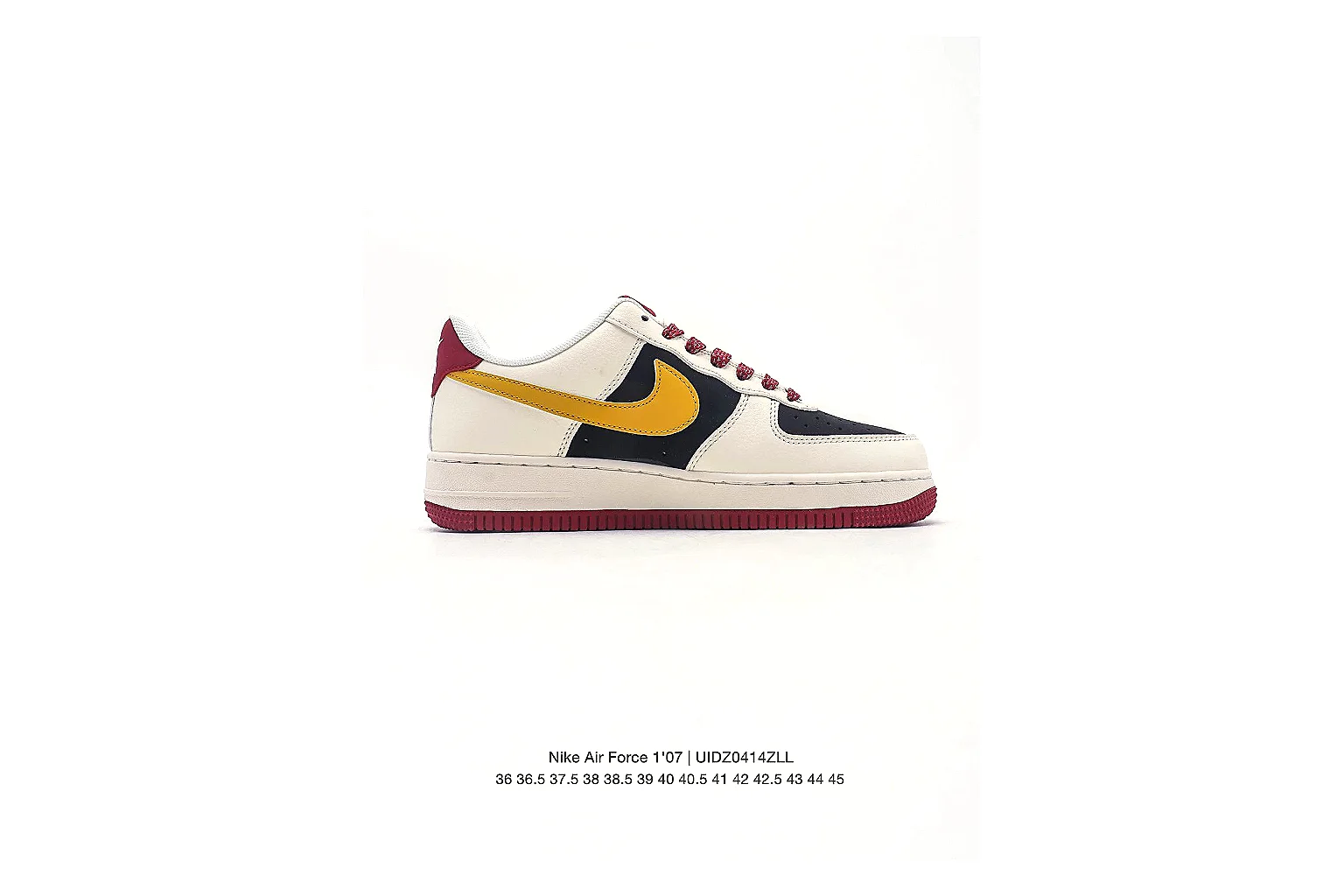 kakoscout.com Nike Low Court White Yellow Red comparison signal card six-photo gallery