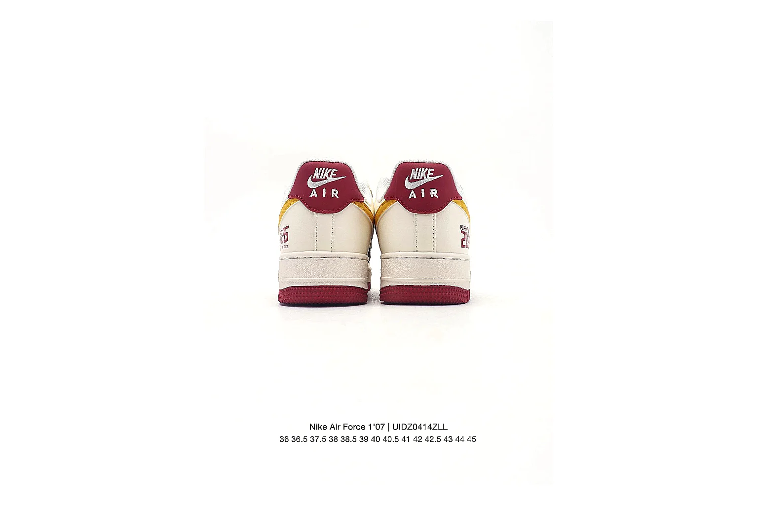 kakoscout.com Nike Low Court White Yellow Red comparison signal card six-photo gallery thumbnail 4