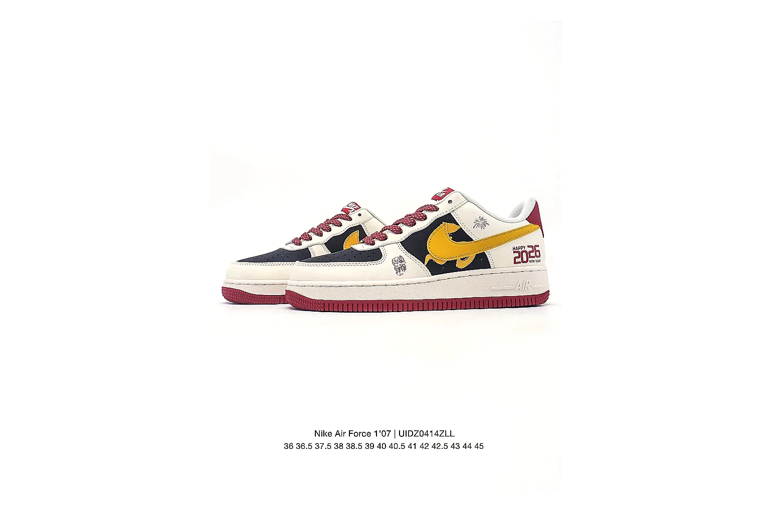 kakoscout.com Nike Low Court White Yellow Red comparison signal card six-photo gallery thumbnail 6