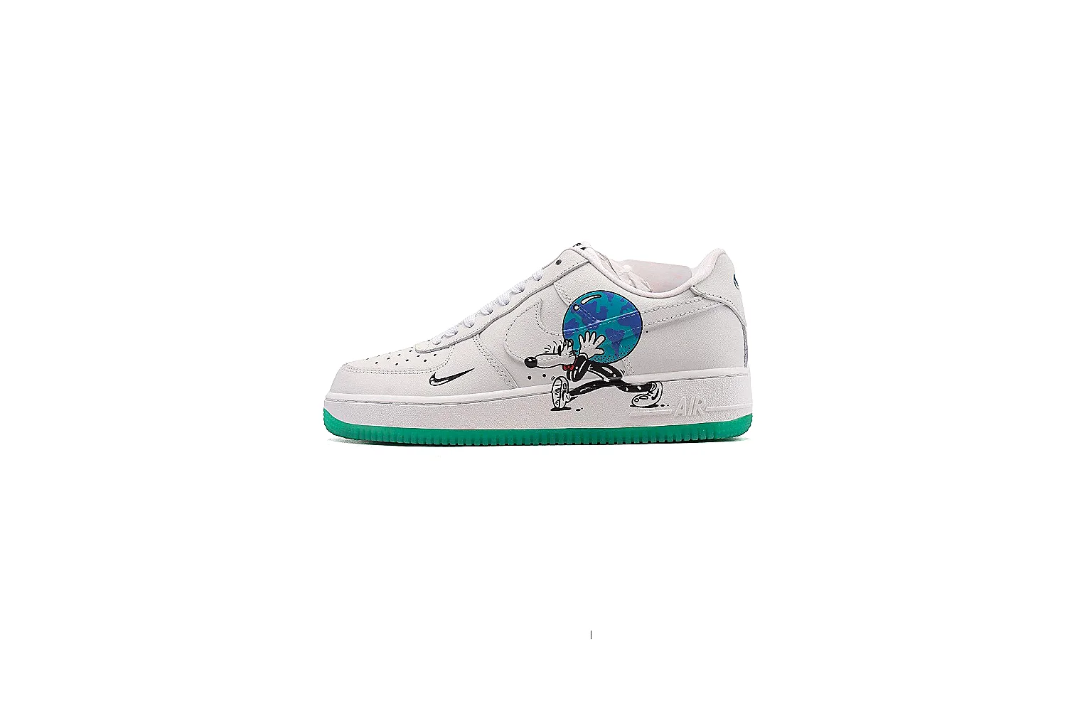 kakoscout.com Nike White Green Low Skate 1185 White Green low-top product image