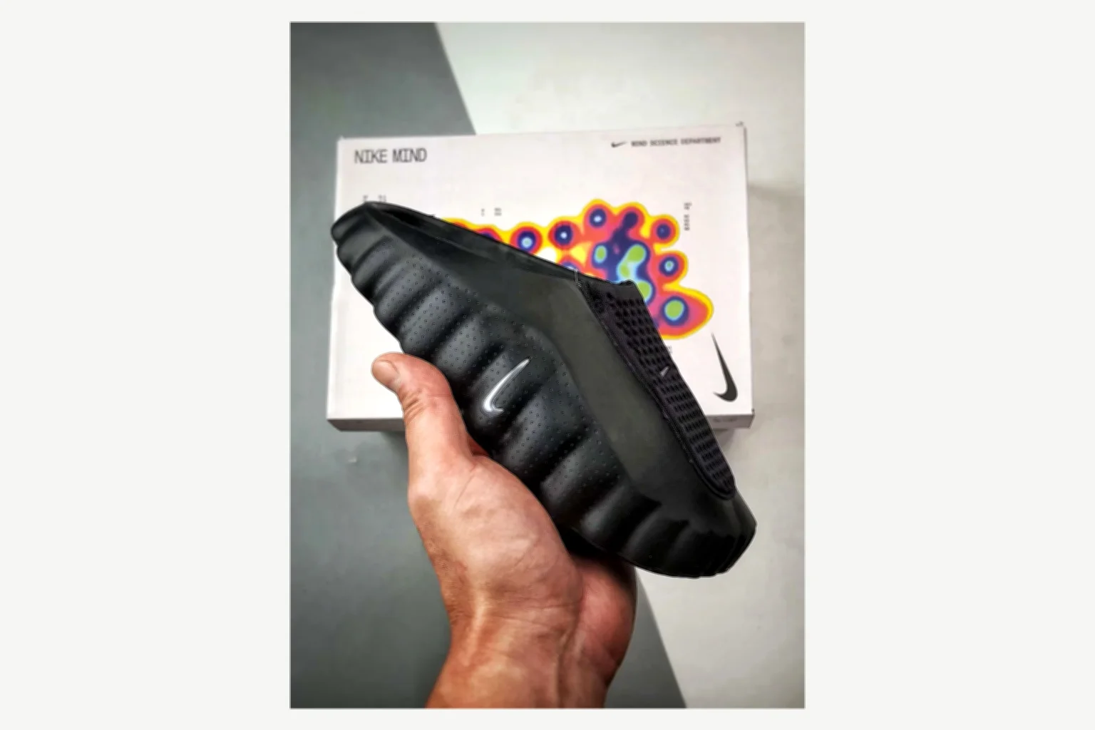Nike Mind 001 Black White Low Top comparison proof image SKU 1182167061 thumbnail 6