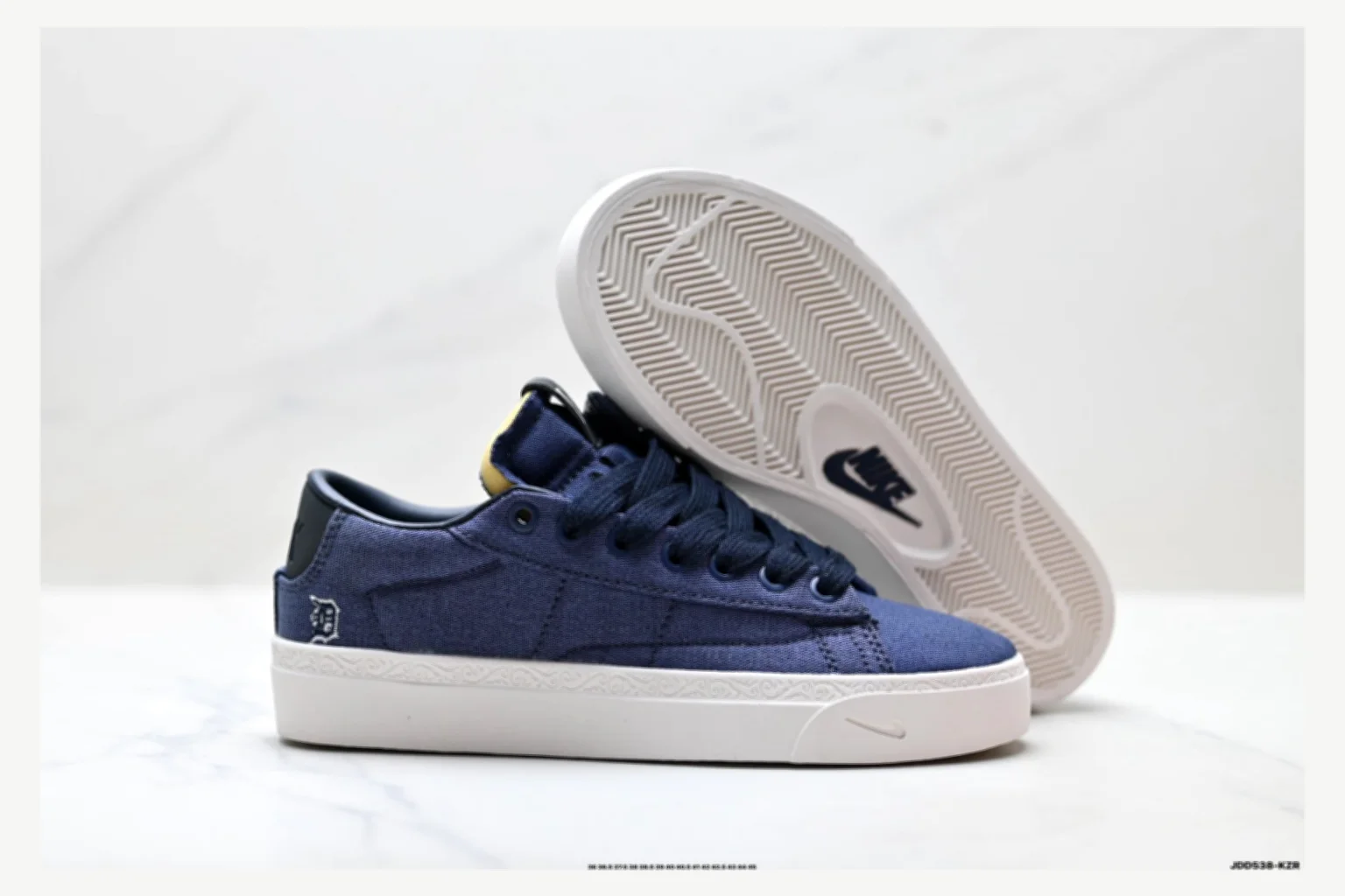 Nike Navy Blue Low Top Sneaker comparison proof image SKU 1182167500 thumbnail 4