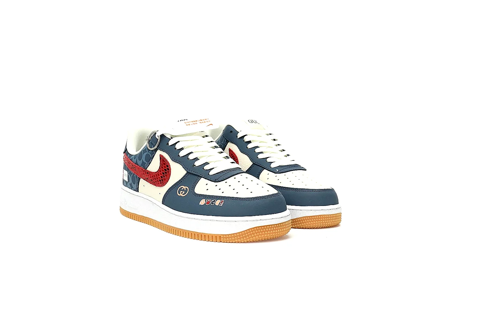 Kako Scout comparison images for Nike Navy Red Low Court thumbnail 4