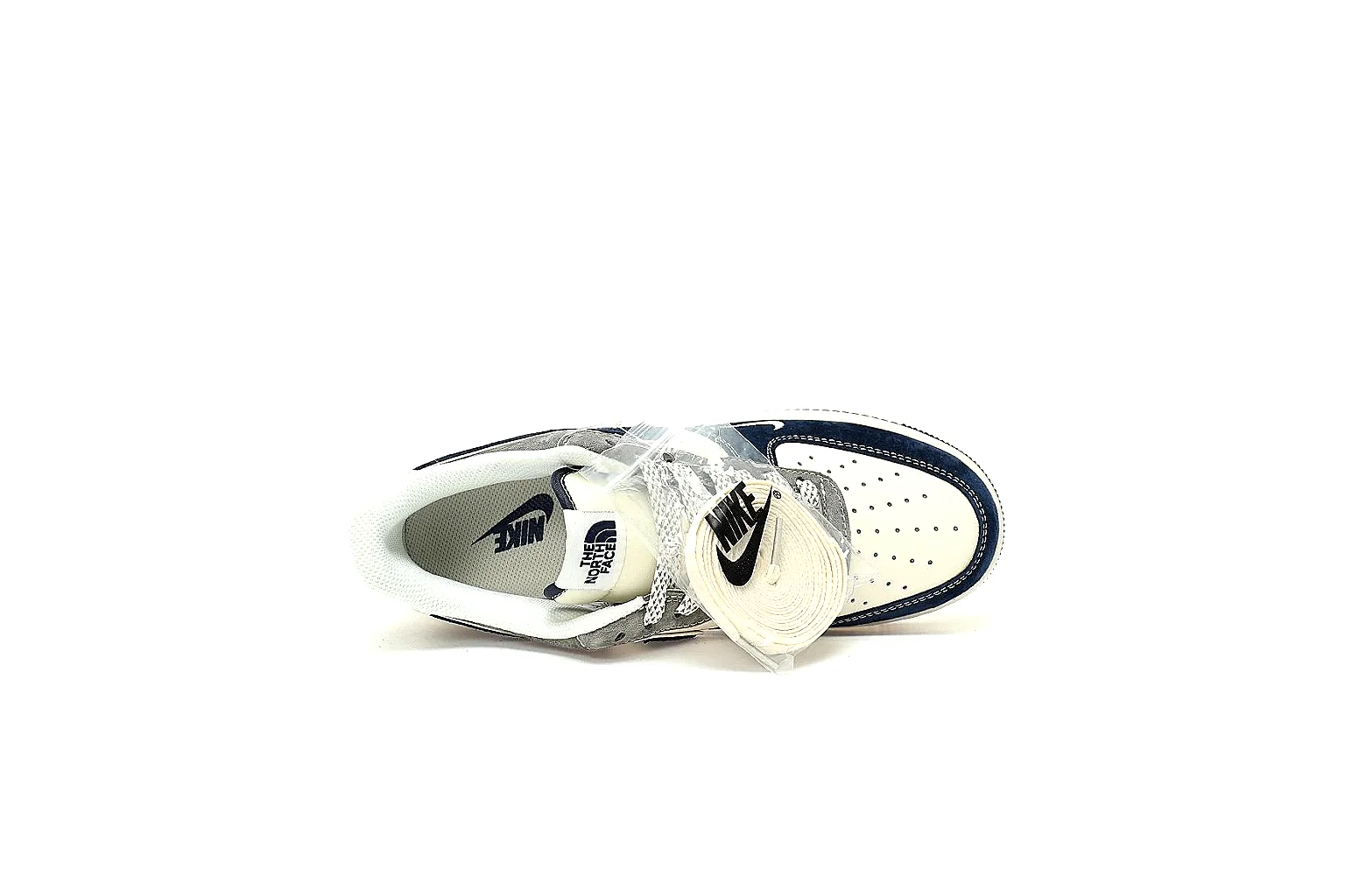 Kako Scout comparison images for Nike Navy White Low Court Sneaker thumbnail 3