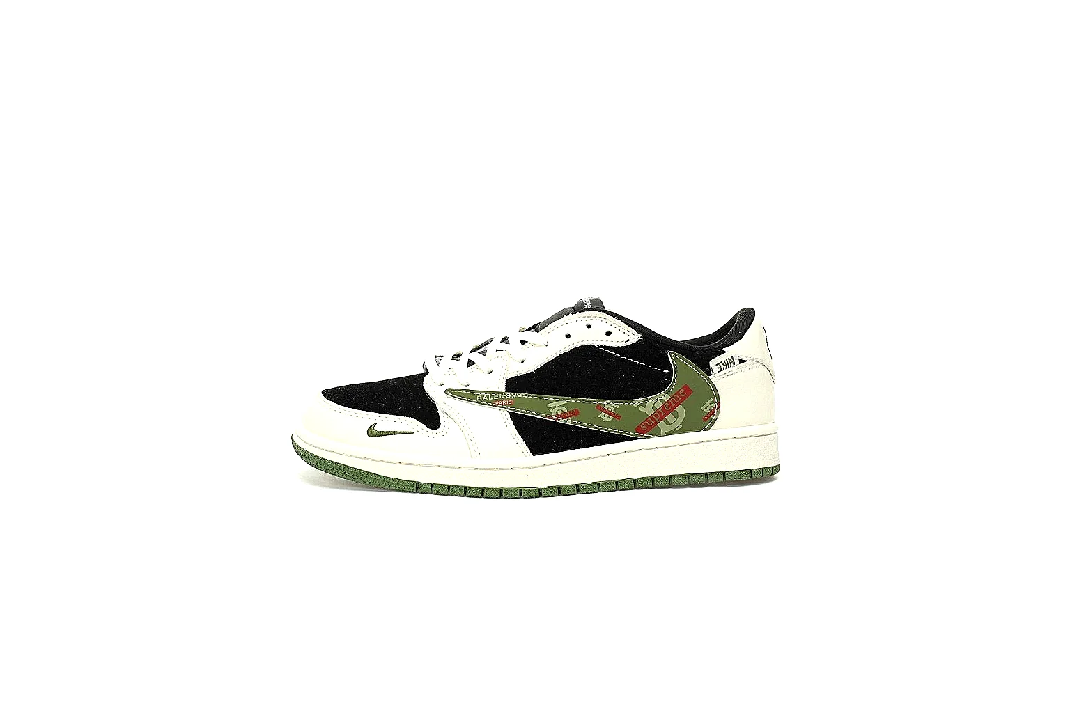 Kako Scout comparison images for Nike Olive Black Low Court