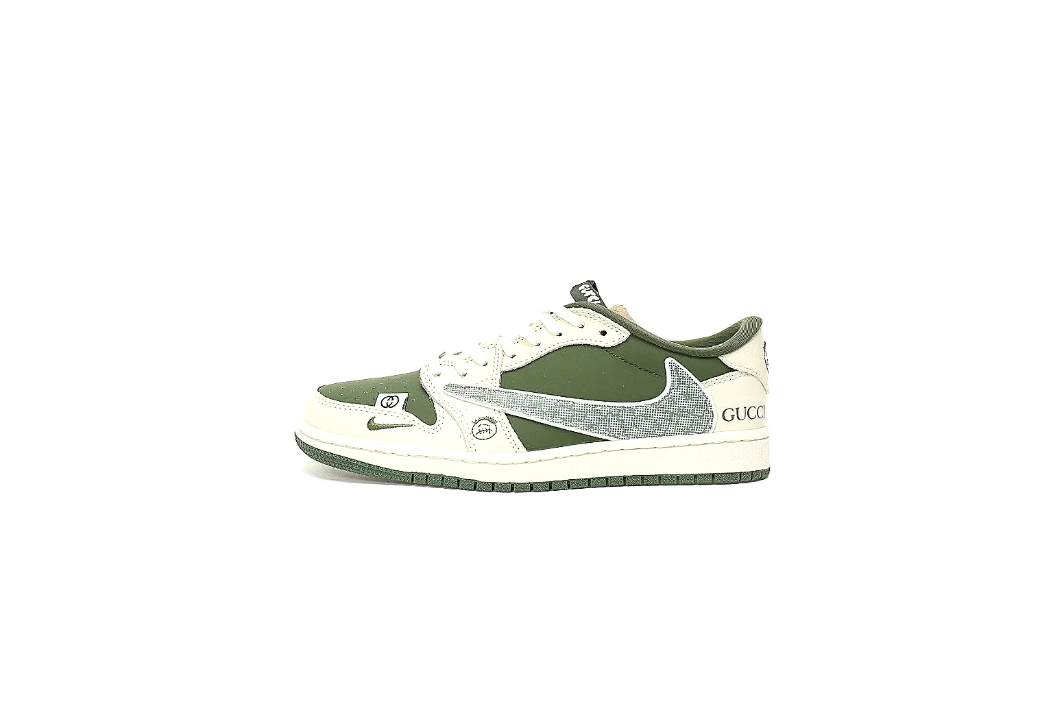 Kako Scout comparison images for Nike Olive Cream Low Court