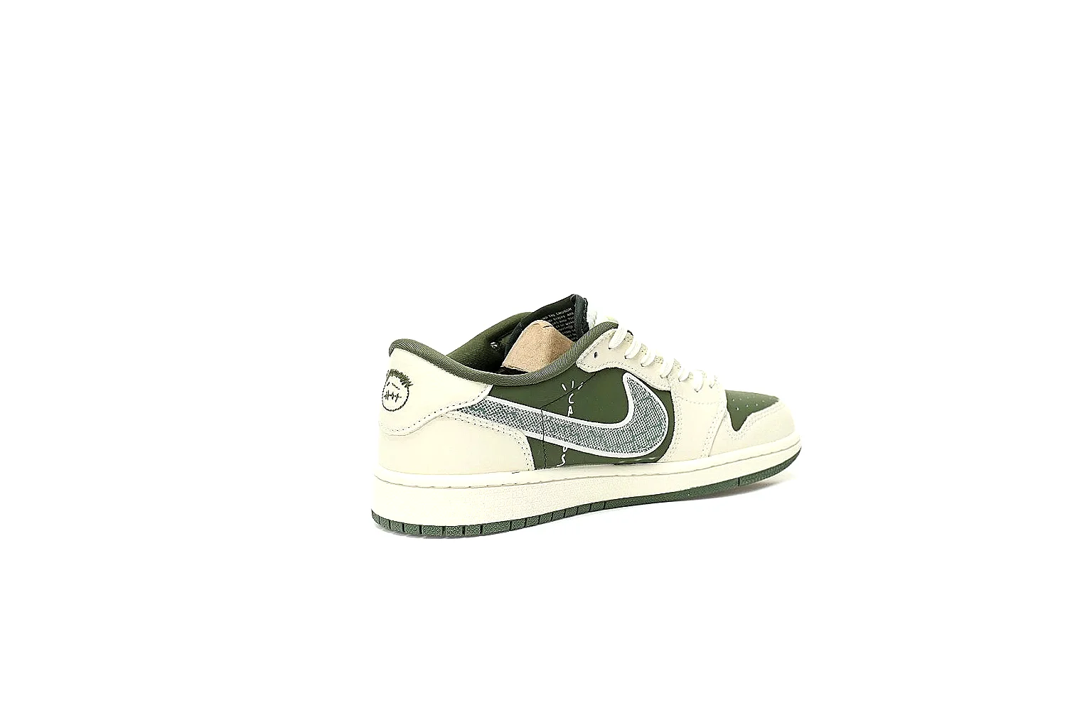 Kako Scout comparison images for Nike Olive Cream Low Court thumbnail 6
