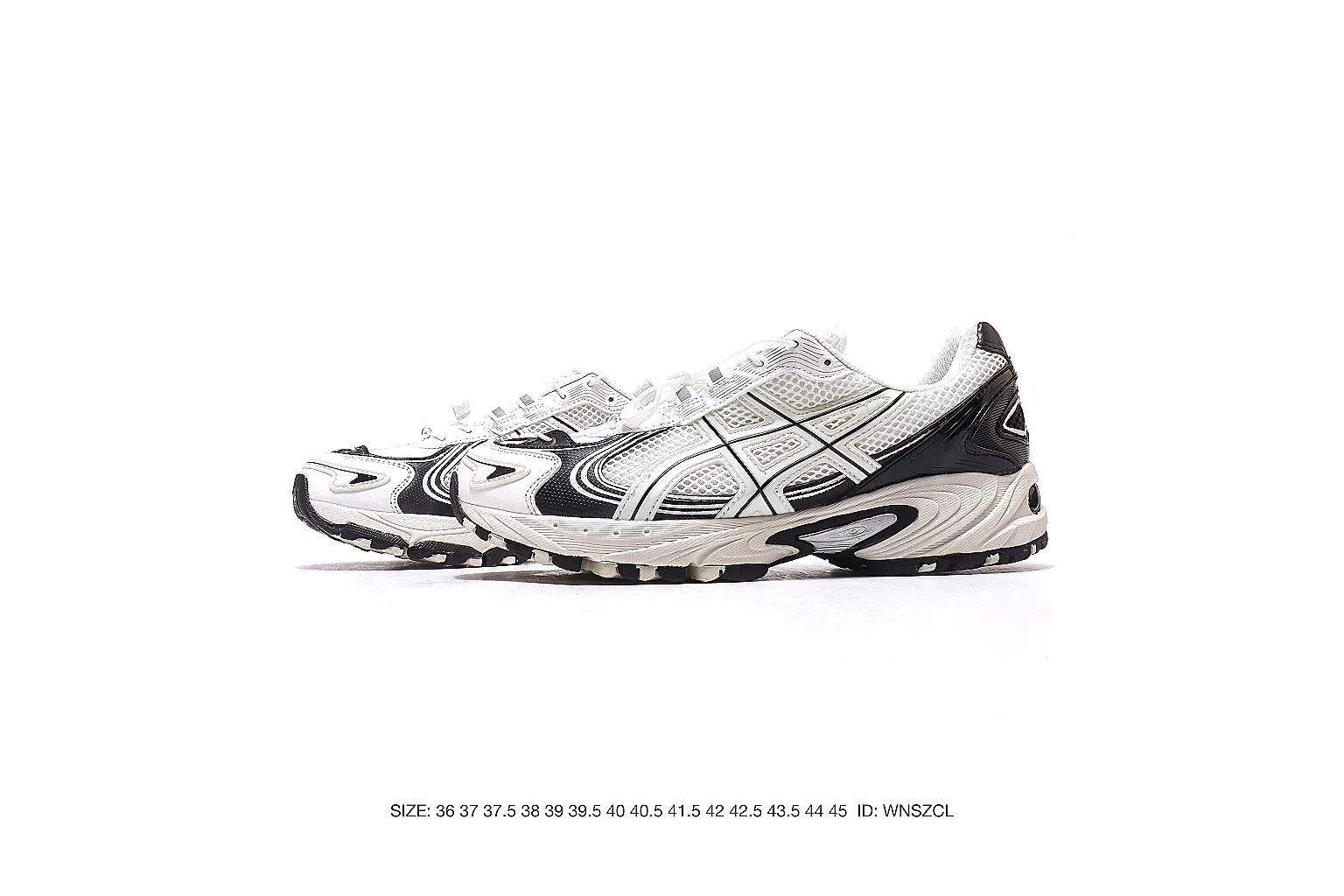 Nike P-6000 style runner White Black 7217 comparison signal note six-photo gallery thumbnail 6