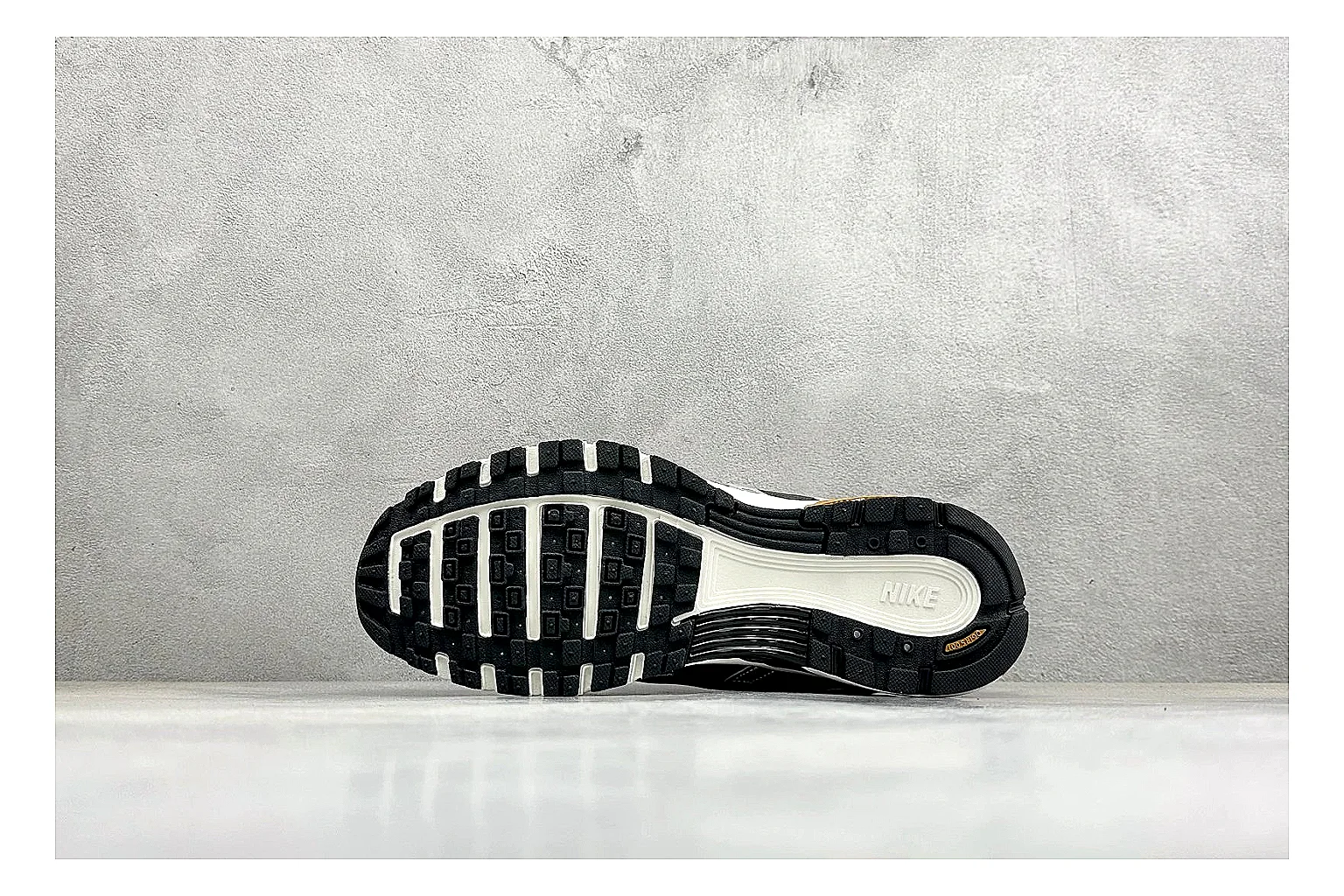 Nike P-6000 Black Orange comparison photo showing black layered runner upper, orange accent hits, retro P-6000 paneling, and cushioned casual sole thumbnail 4